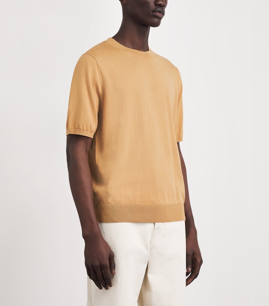 Paul Smith Mens Cotton Knitted T-Shirt Image 4