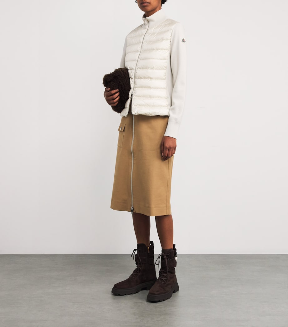 Down Panelled Cardigan 20F Image 2