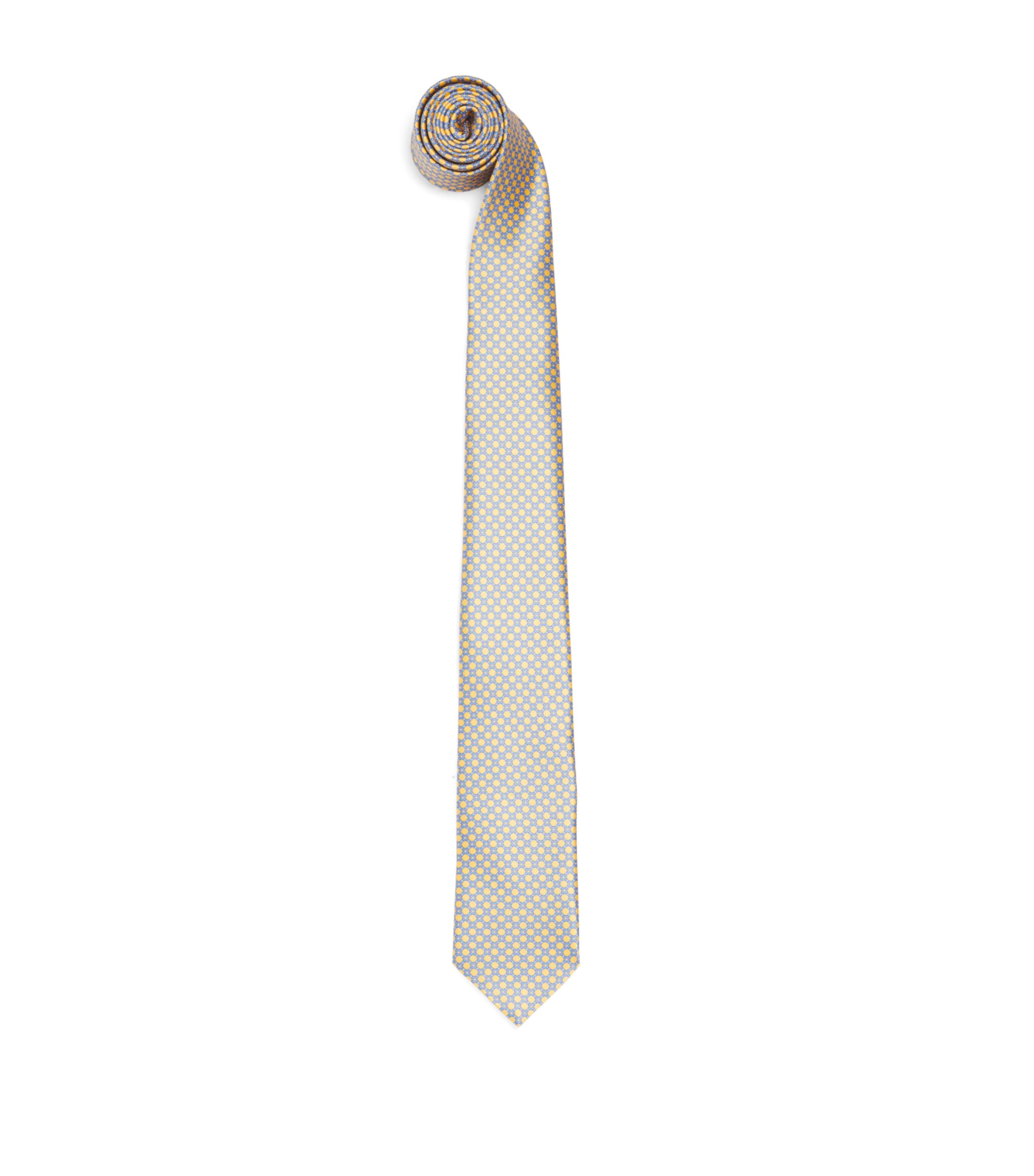 Stefano Ricci Kids Silk Geometric Print Tie C. Yell Lght Blu Image 1