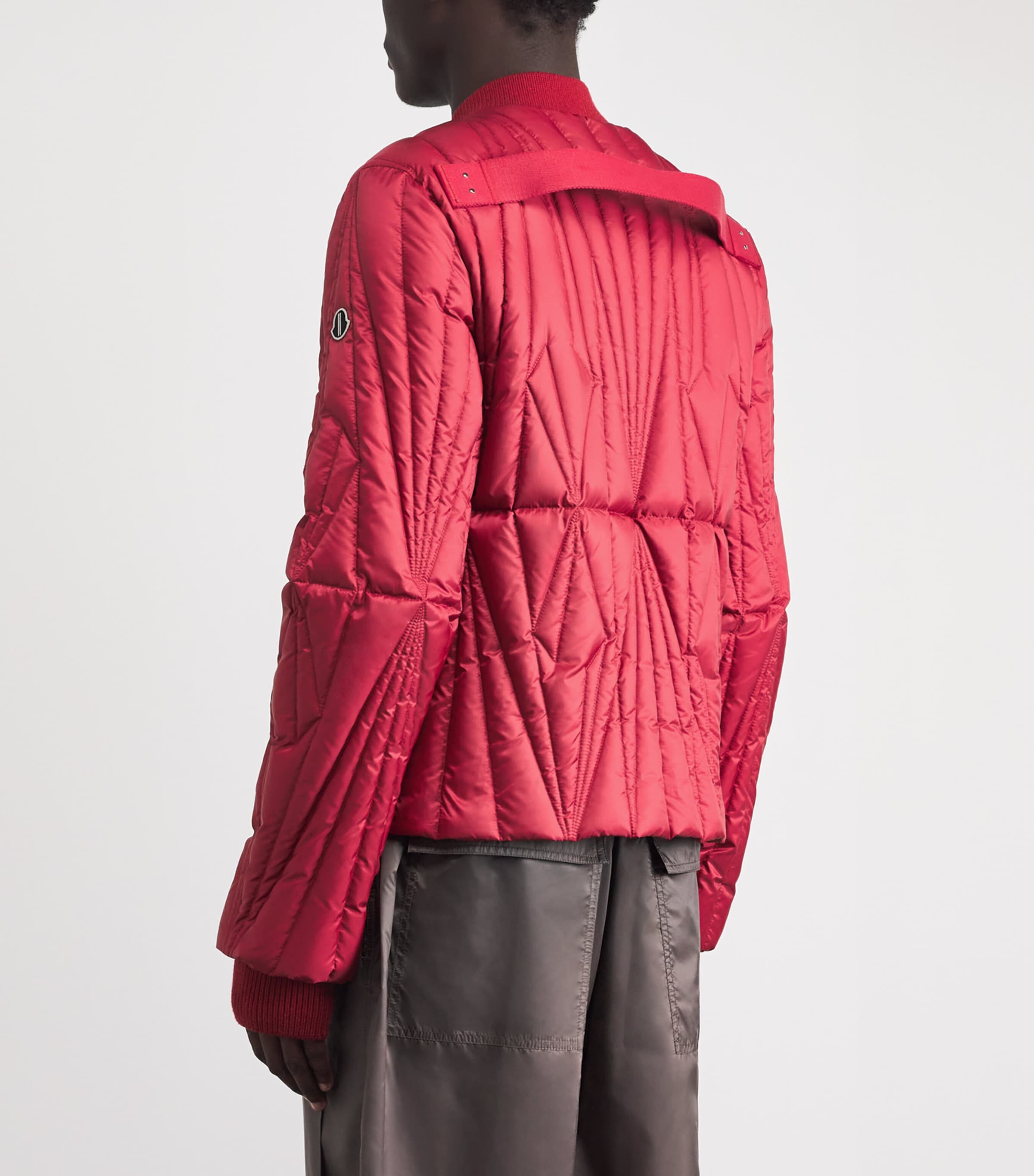 Rick Owens Red x Moncler Down Geocamo Flight Jacket | Harrods US