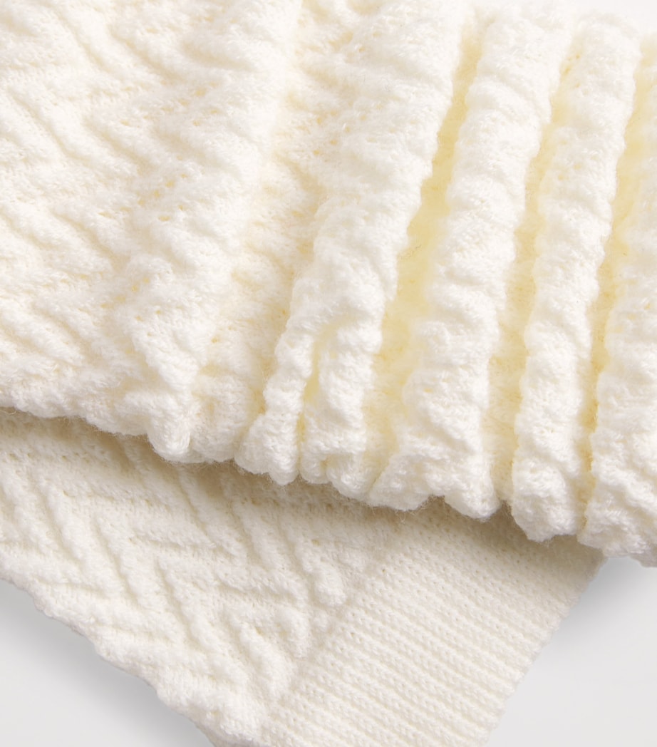 Wool-Blend Fable Estate Leg Warmers 2040 OFF WHITE Image 2