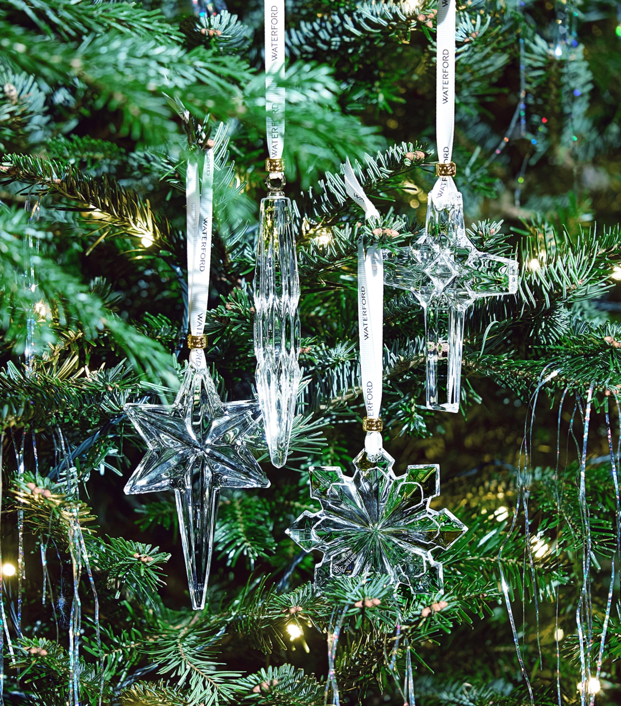 Waterford Crystal Snowflake Tree Decoration 2025 Clear Image 2