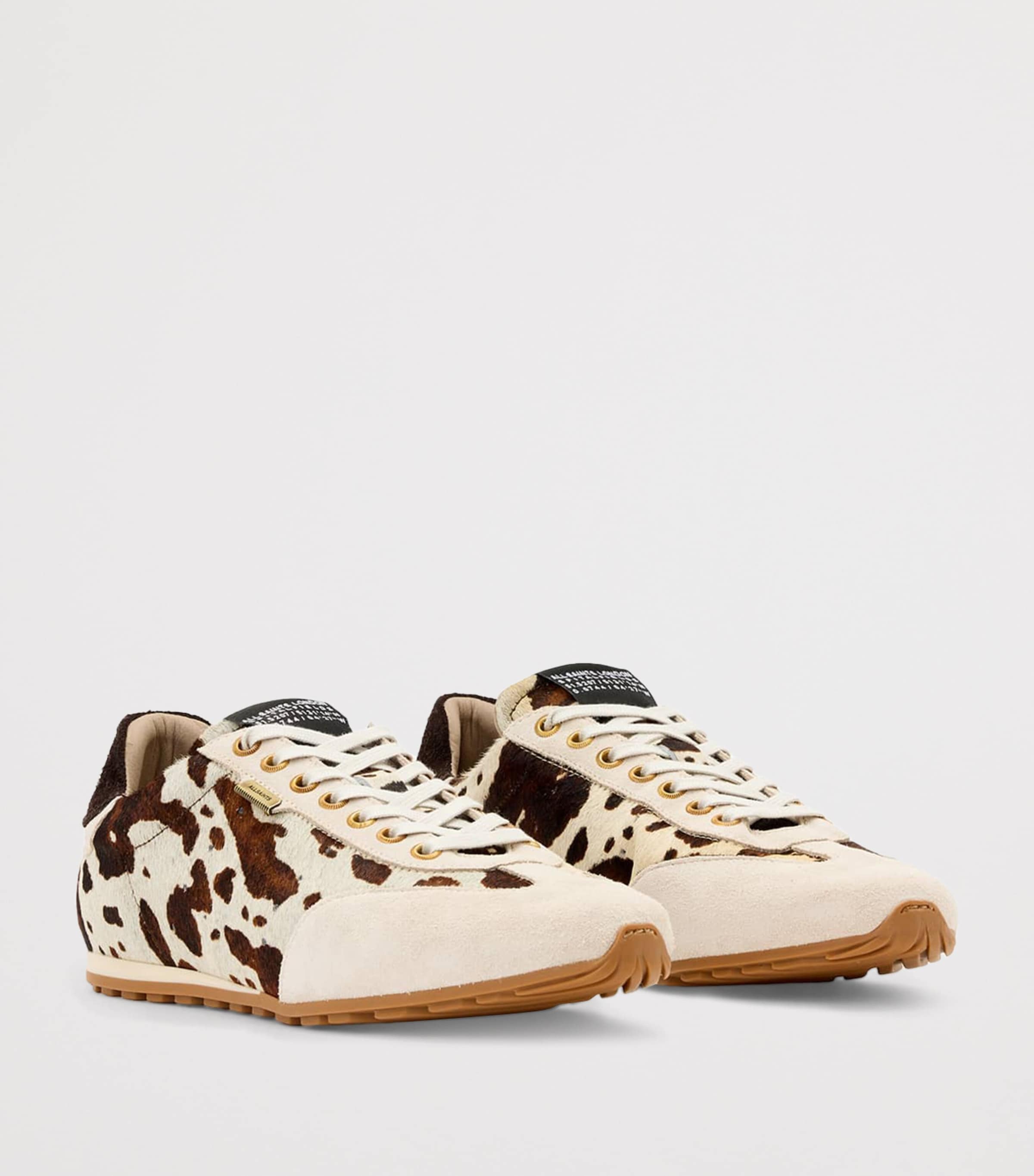 AllSaints Cow Print Liam Sneakers Cow Print Image 4