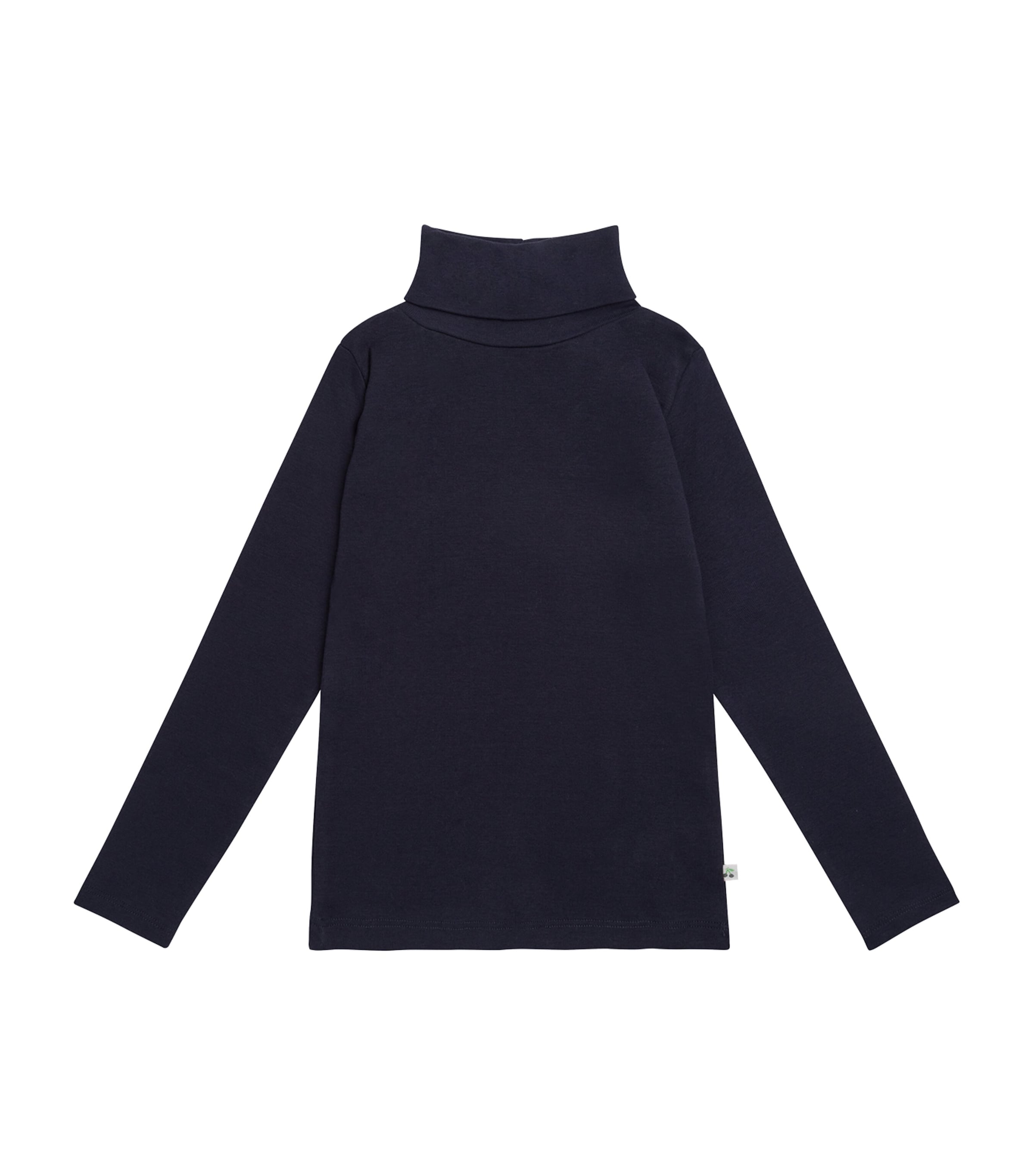 Bonpoint Organic Cotton Rollneck Sweater In Black