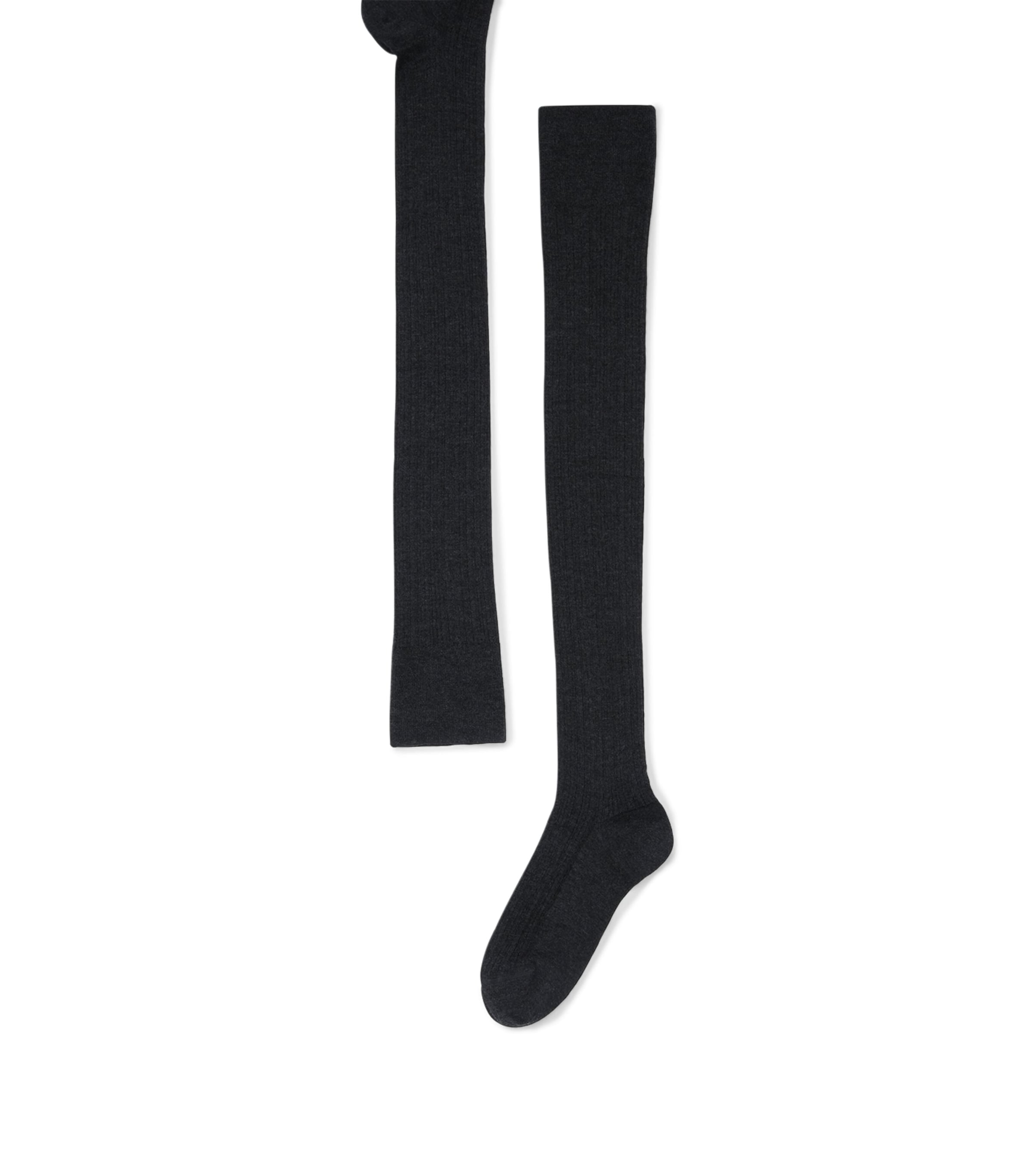 Brunello Cucinelli Cashmere-blend Knit Socks In Black