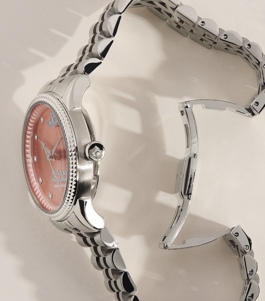 Vivienne Westwood Stainless Steel Little Seymour Watch 32mm Silver Image 5