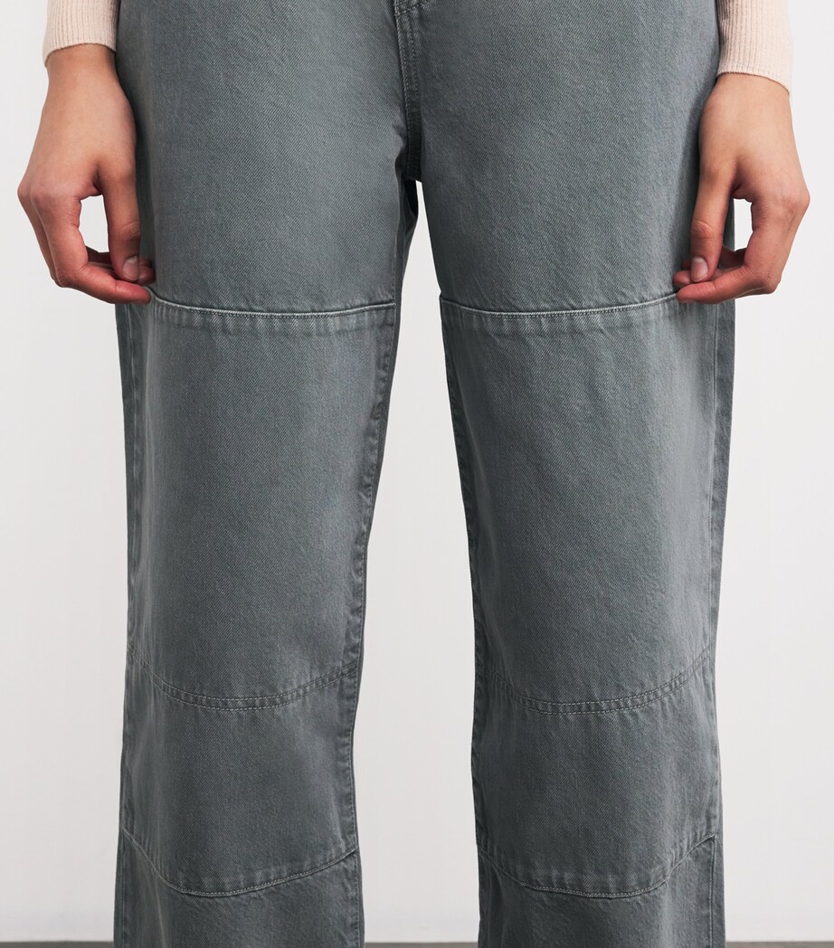 Cotton Cargo Trousers SLATE GRAY Image 6