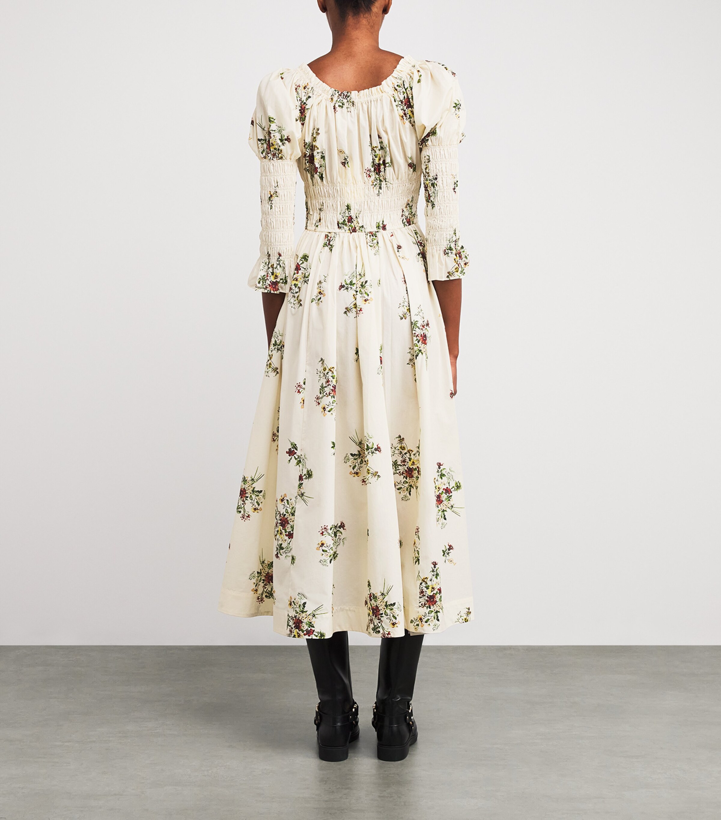 Cotton Kaira Midi Dress PRIMROSE BOUQUET Image 3