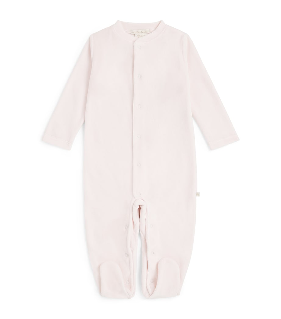 Velour Angel Wing All-In-One (0-18 Months) PINK Image 1