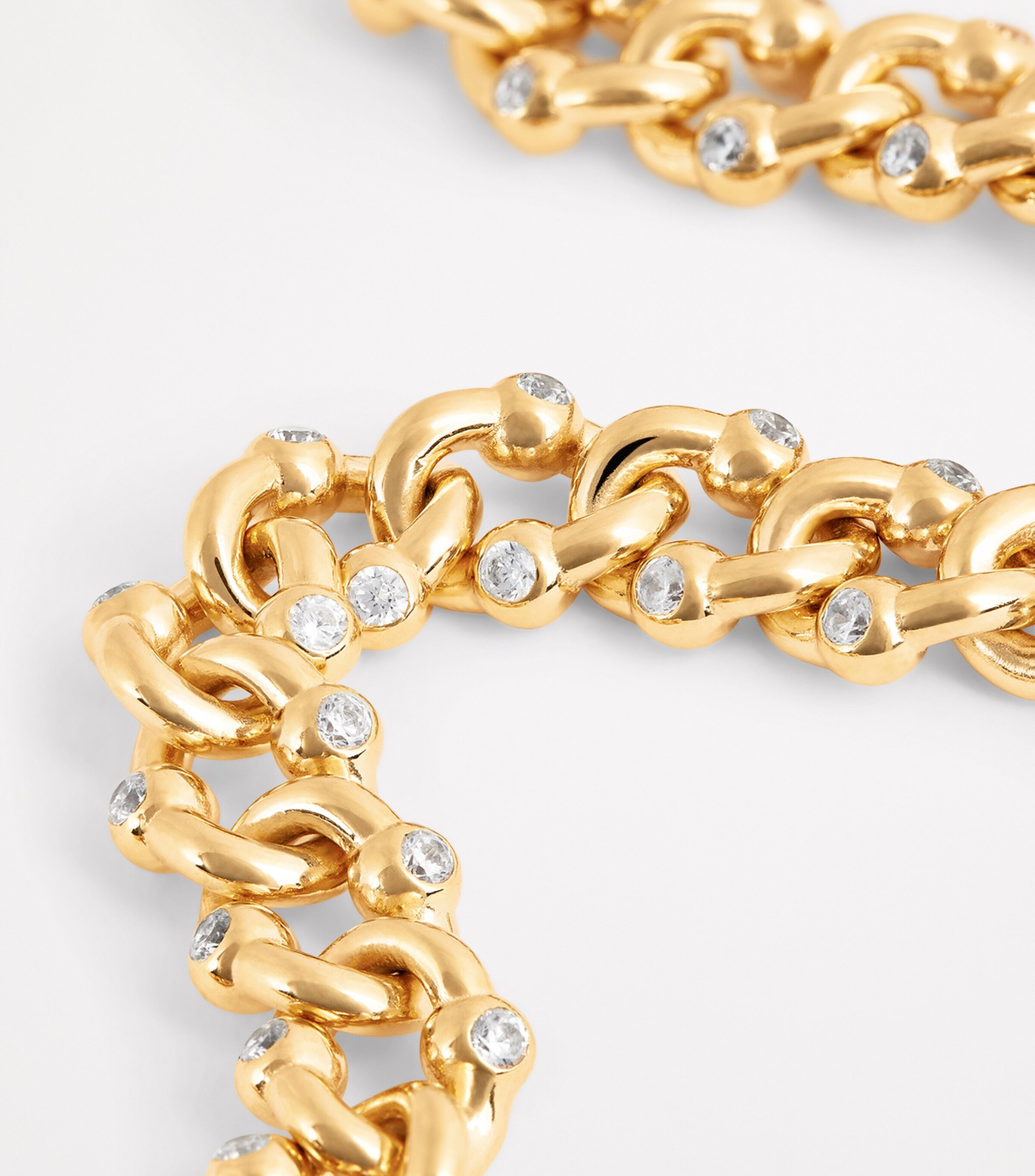 Hatton Labs Sterling Silver Chain Bracelet White / Gold Image 4