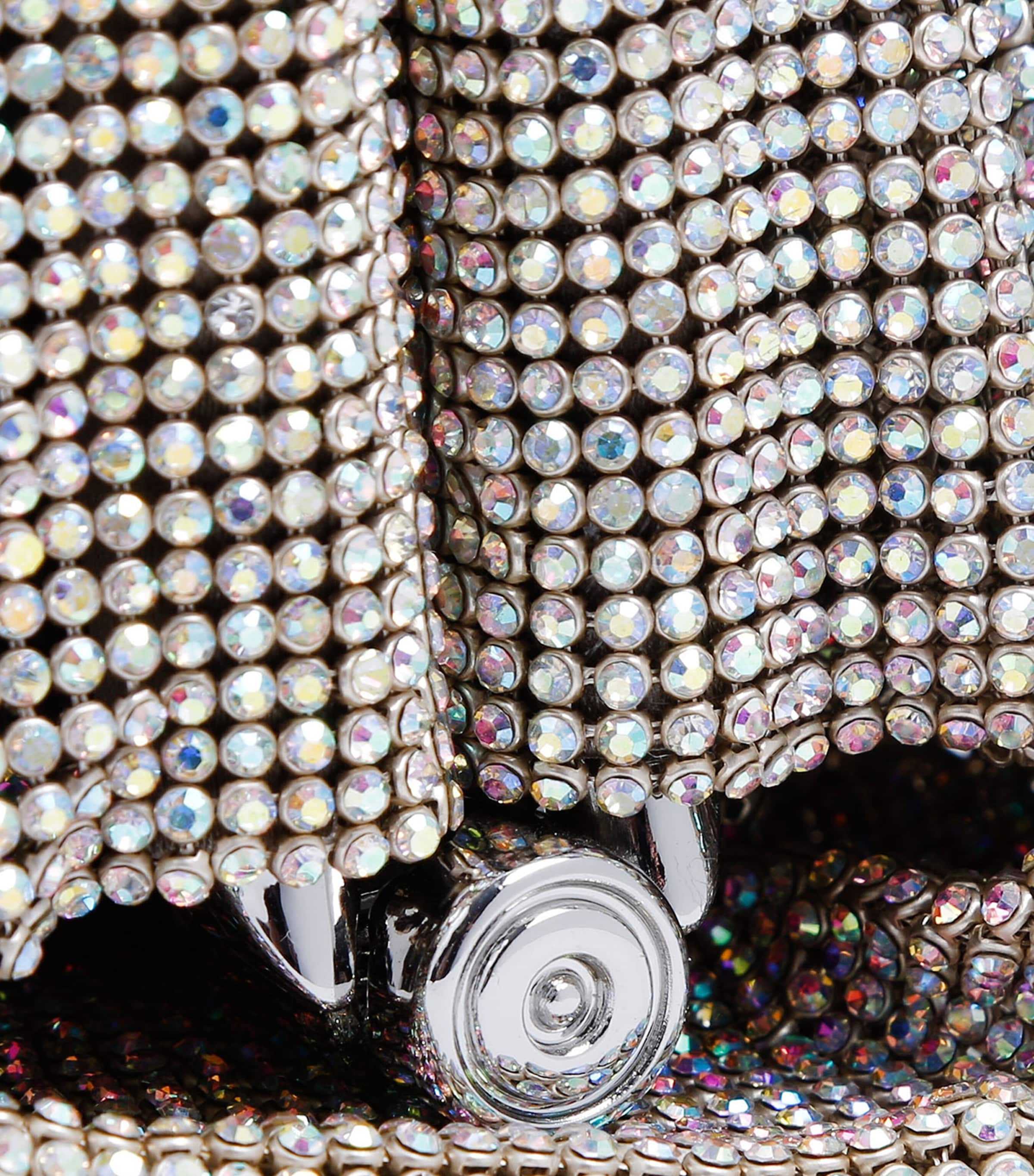 Benedetta Bruzziches Embellished Venus La Petite Clutch Bag Silver Com Image 4