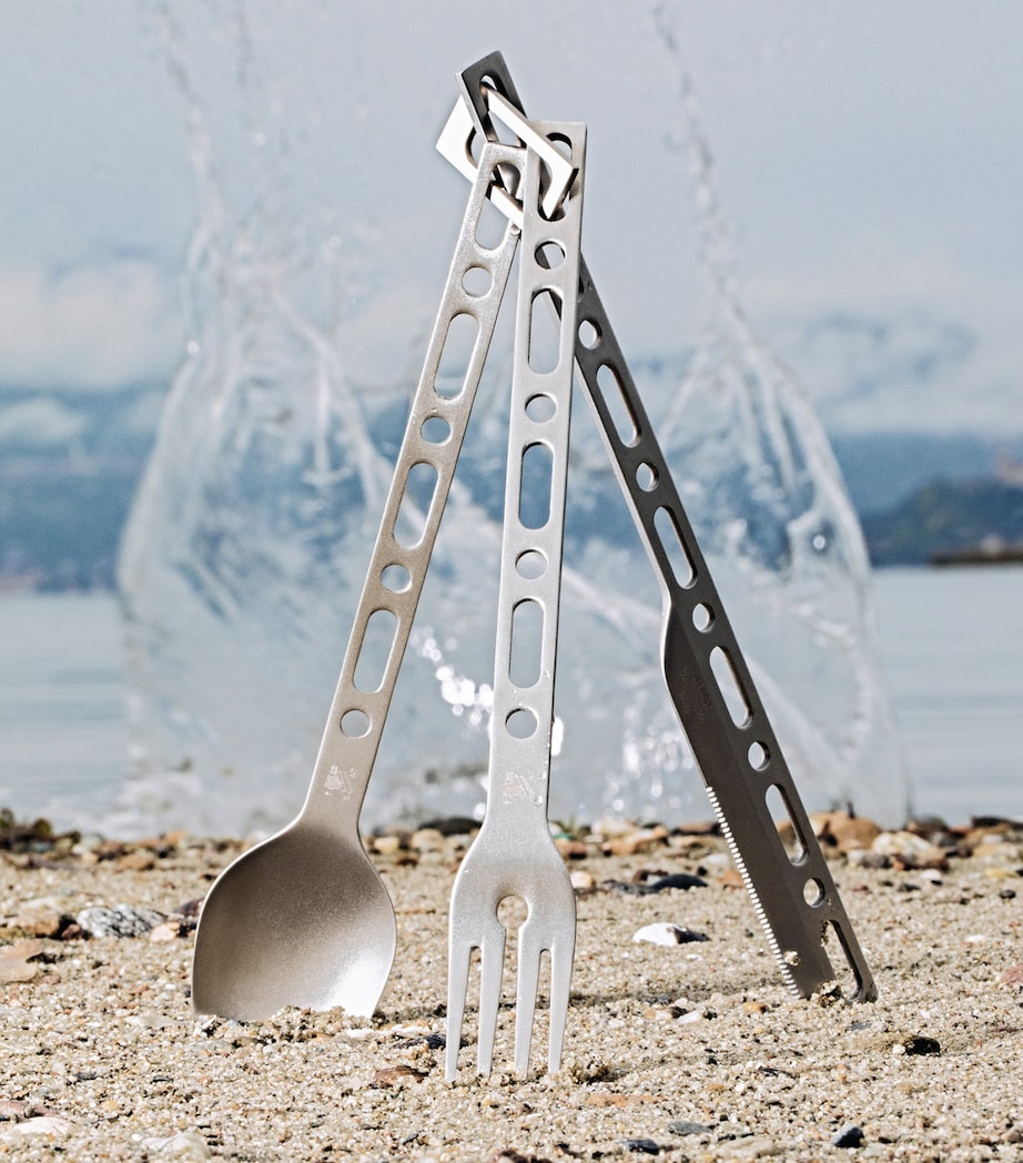 x Virgil Abloh Occasional Object Stainless Steel Cutlery Set SILVER Image 6