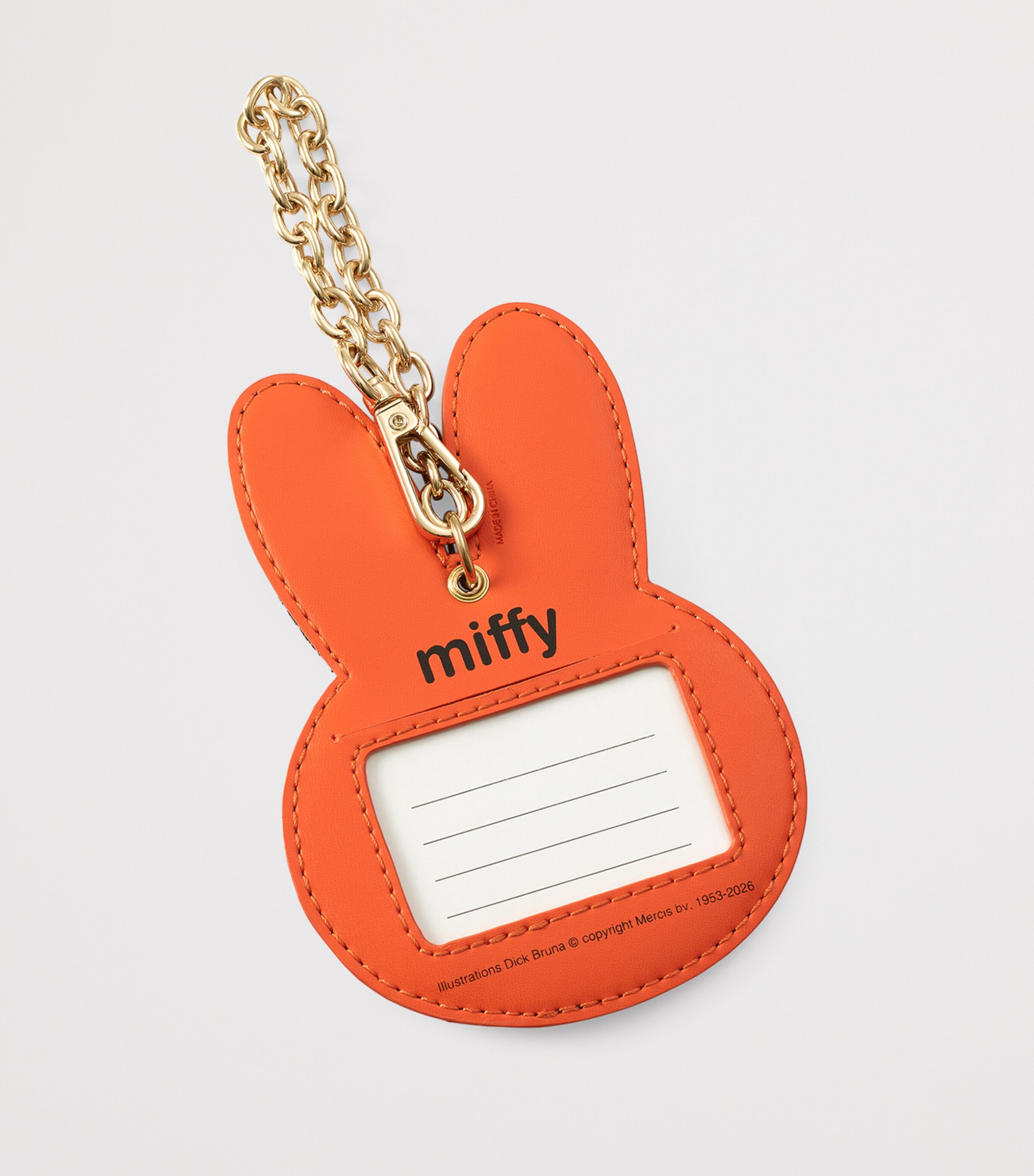 MIFFY Miffy Luggage Tag White Image 3