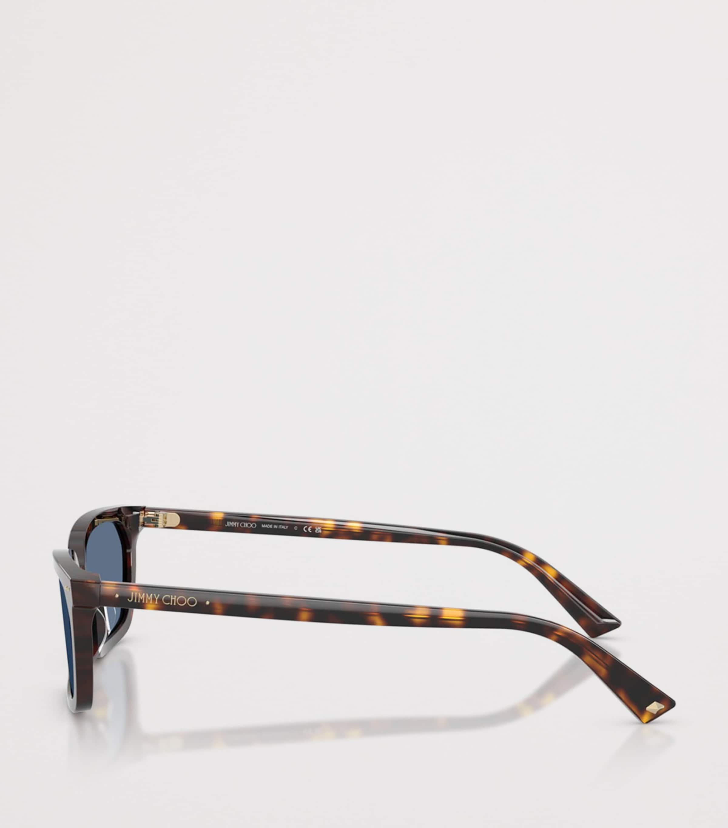 Tortoiseshell Rectangular Sunglasses 500280 Image 3