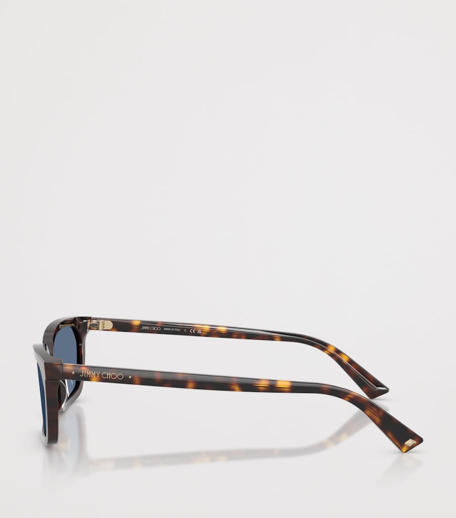 Tortoiseshell Rectangular Sunglasses 500280 Image 3