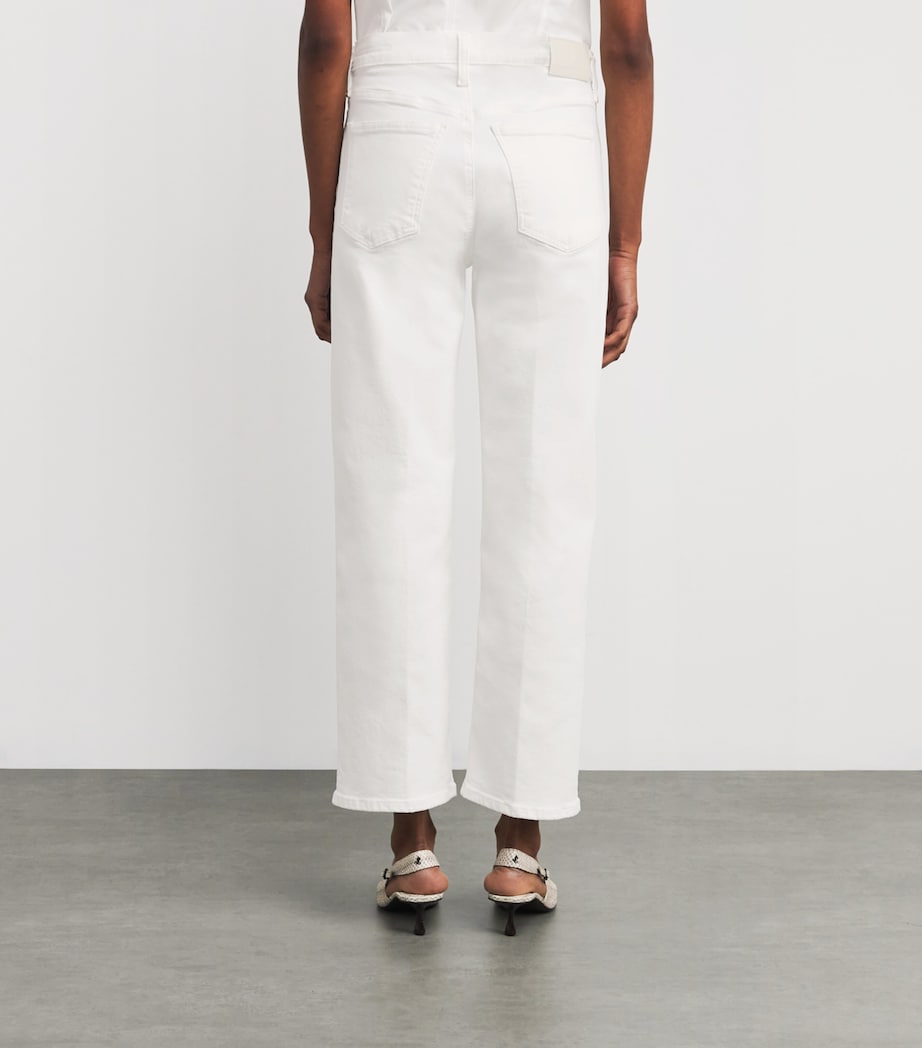 Lyra Cropped Wide-Leg Jeans SOFT WHITE Image 4