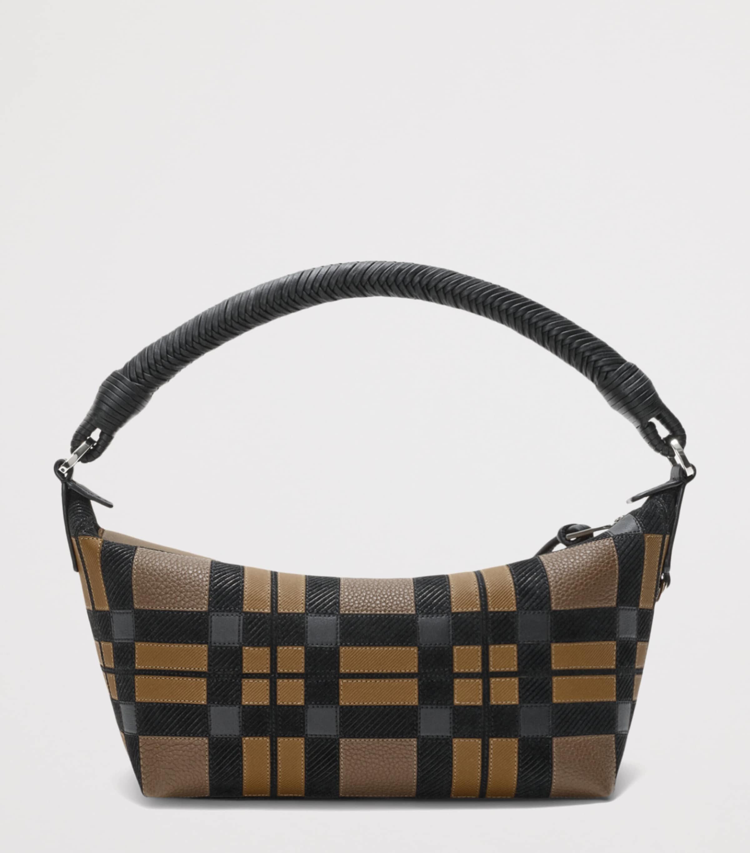 LOEWE x Cosima Von Bonin Leather Cala Top-Handle Bag Brownish Green/multi Image 4
