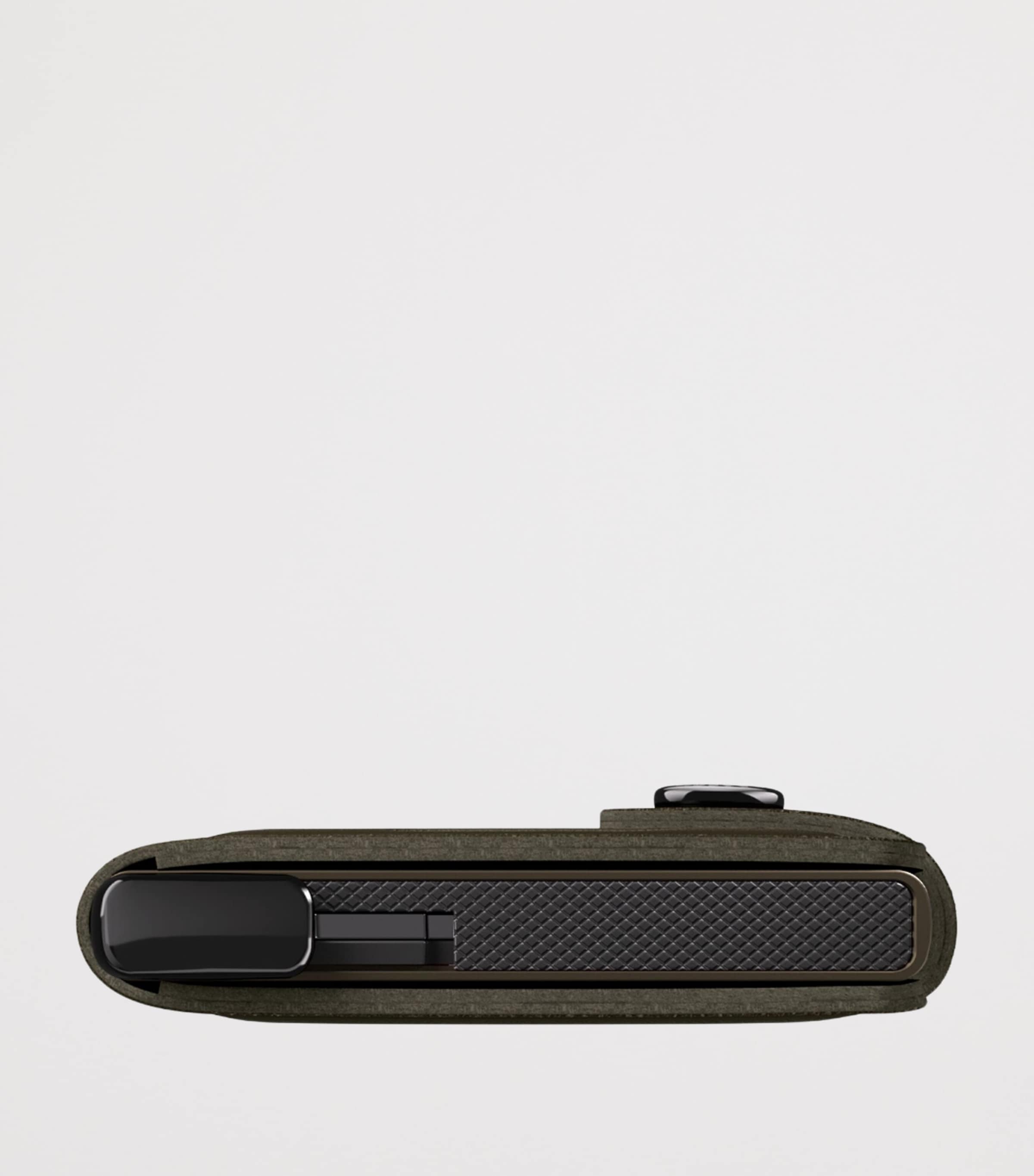 Secrid Leather Embossed Lines Miniwallet Cedar Image 6