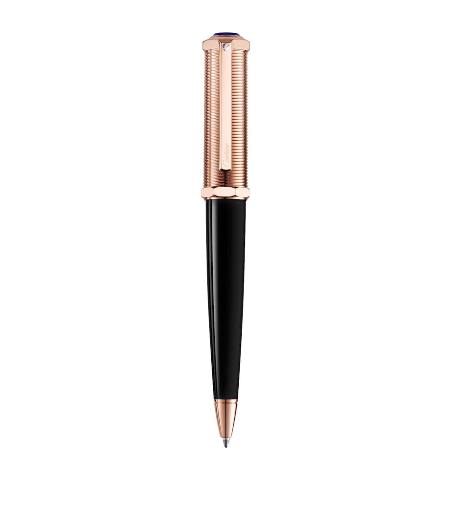 Santos-Dumont Ballpoint Pen BLACK & ROSE GOLD Image 2