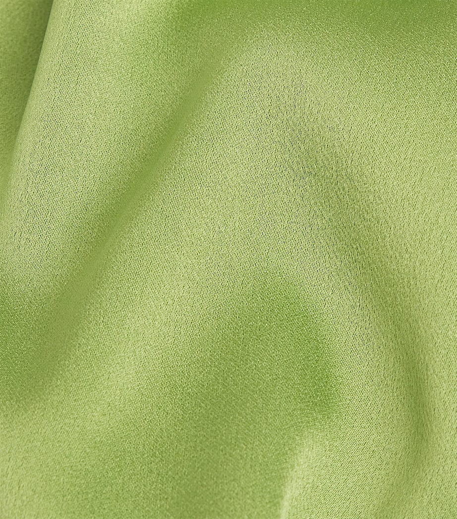 Satin Reannon Gown DEEP PERIDOT Image 5