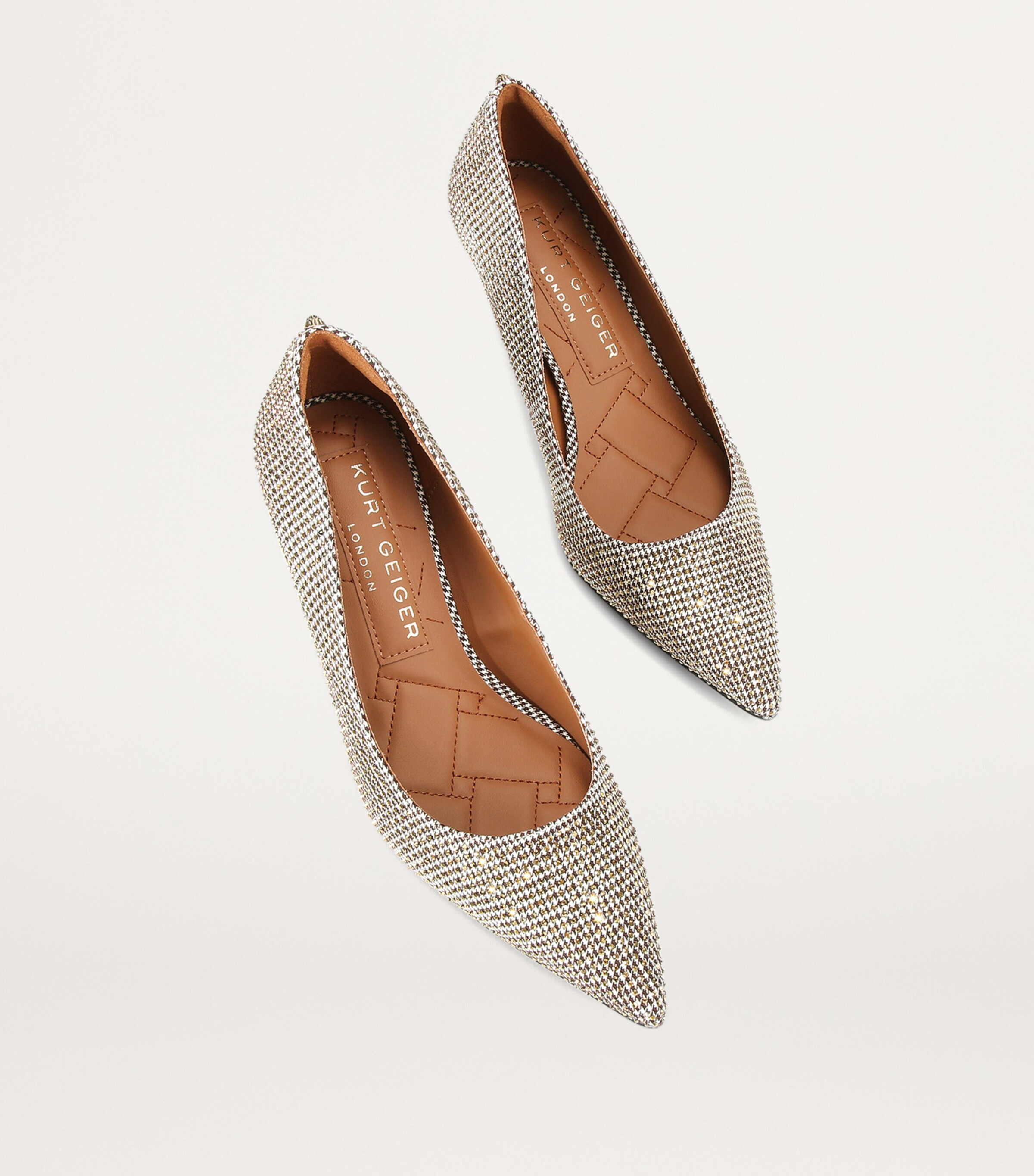 Kurt Geiger London Kensington Flexi Pumps Beige Image 4