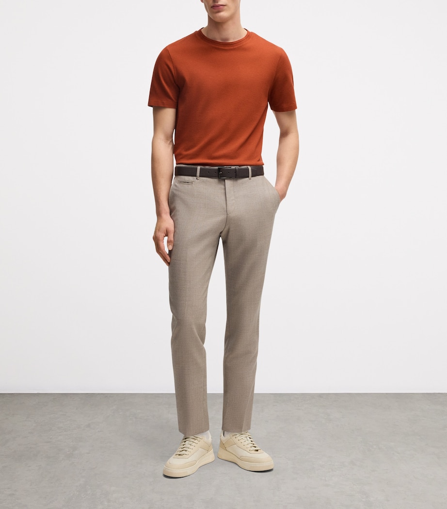 Cotton-Blend Bubble-Jacquard T-Shirt 806 Image 5