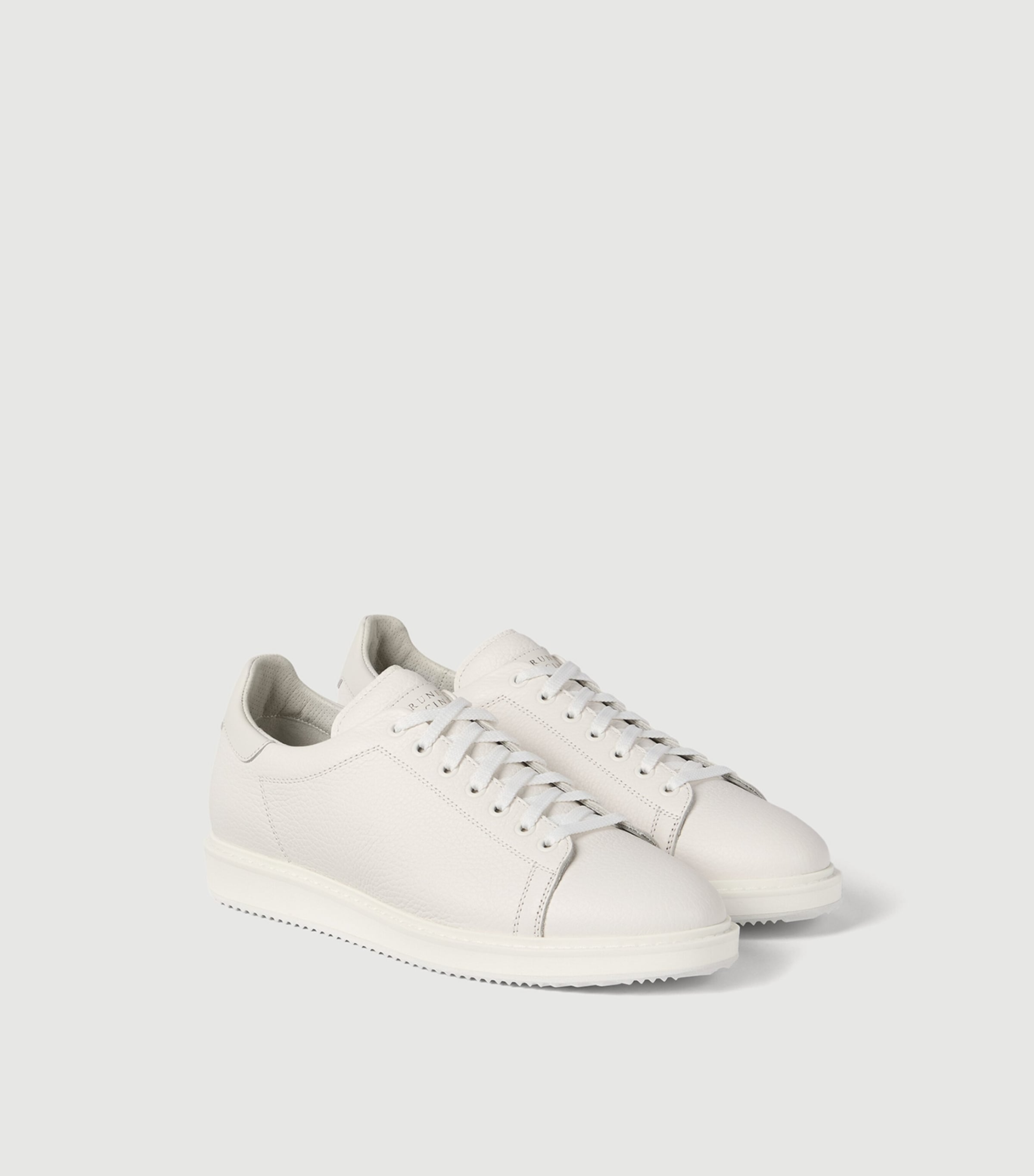 Brunello Cucinelli Leather Lace-Up Sneakers Image 2