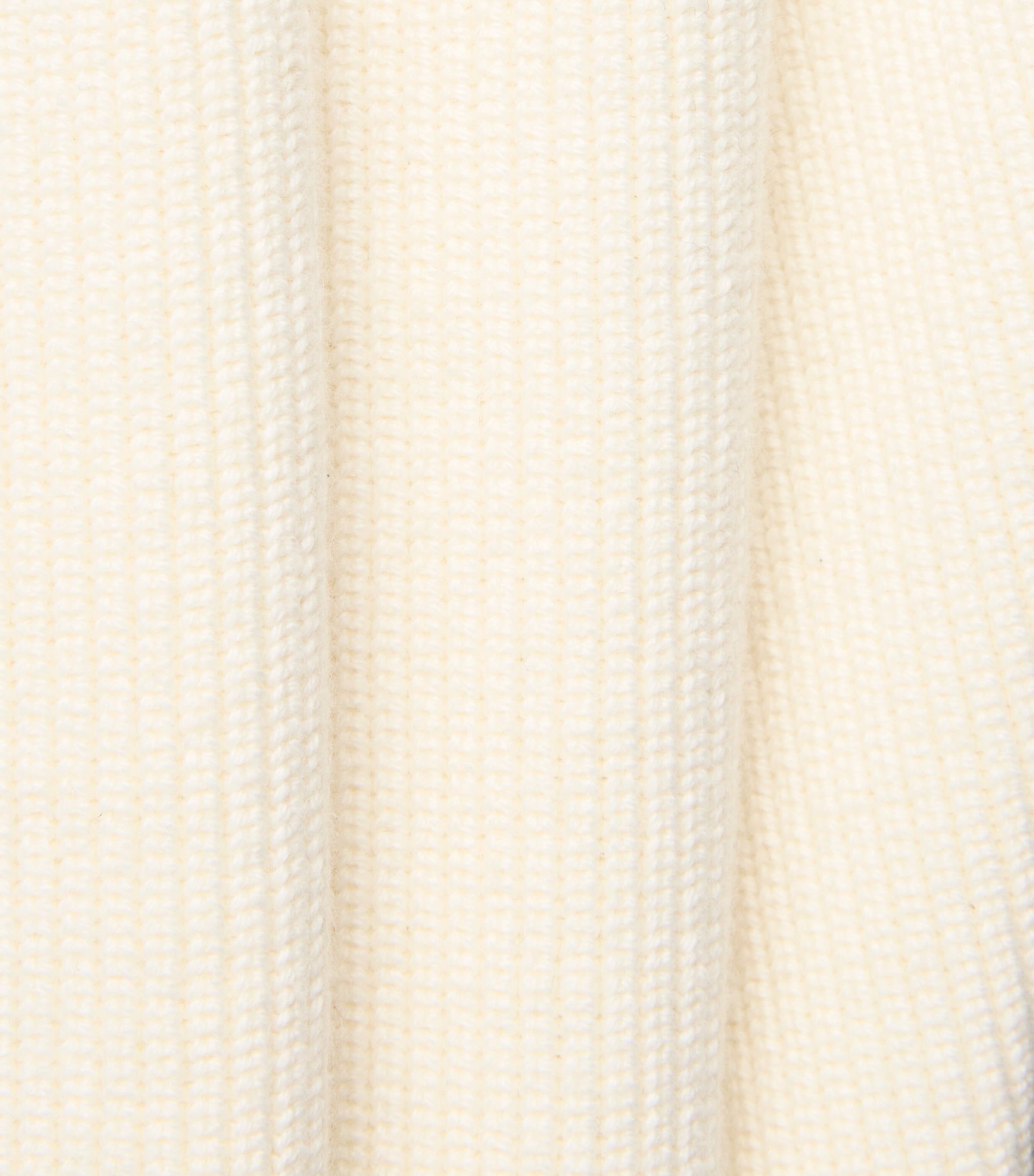 Vince Mens Cotton-Cashmere Heirloom Shaker Polo Sweater Bone Image 6