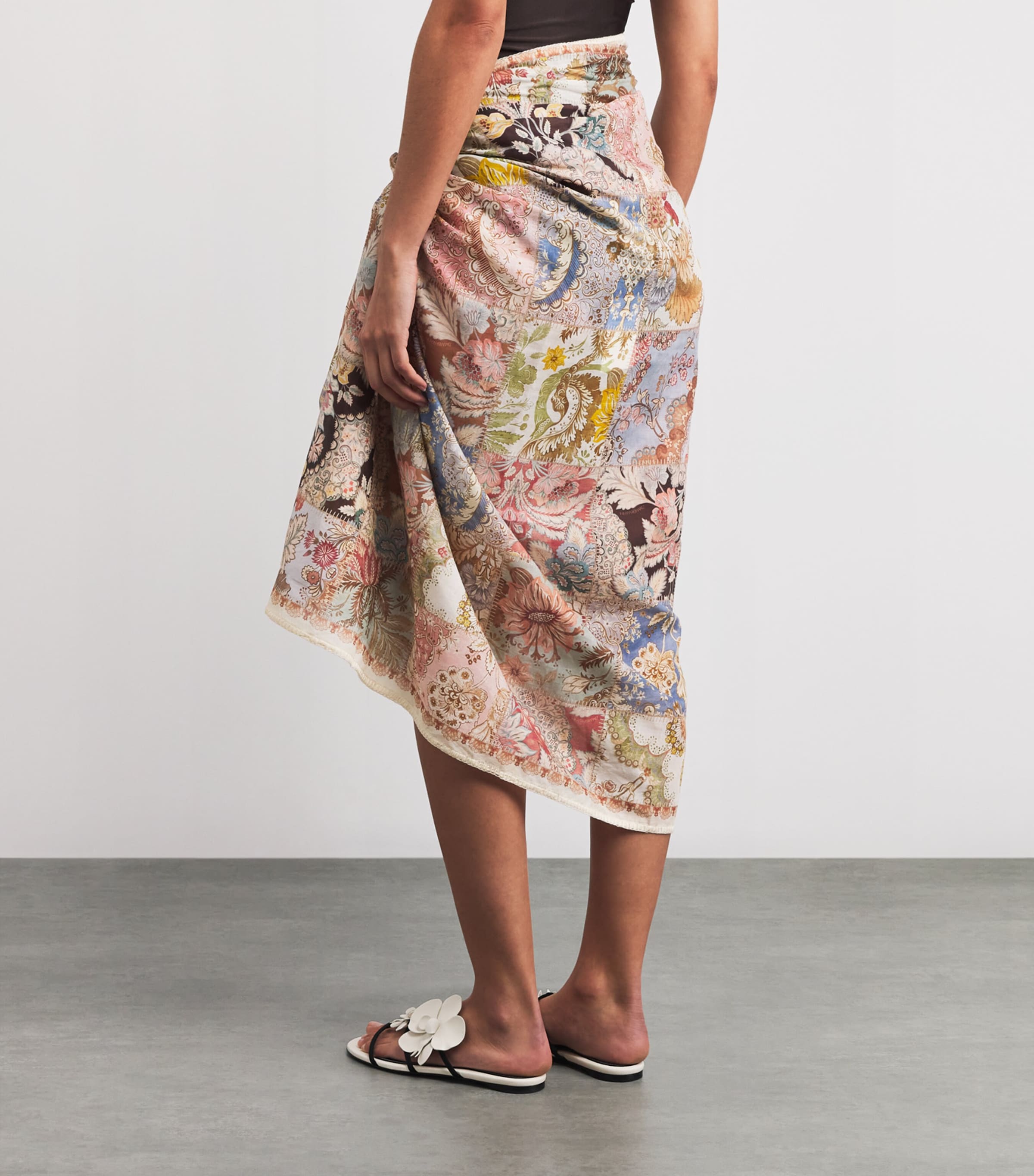 Cotton Patchwork Pareo PATCH MULTIPTML Image 4