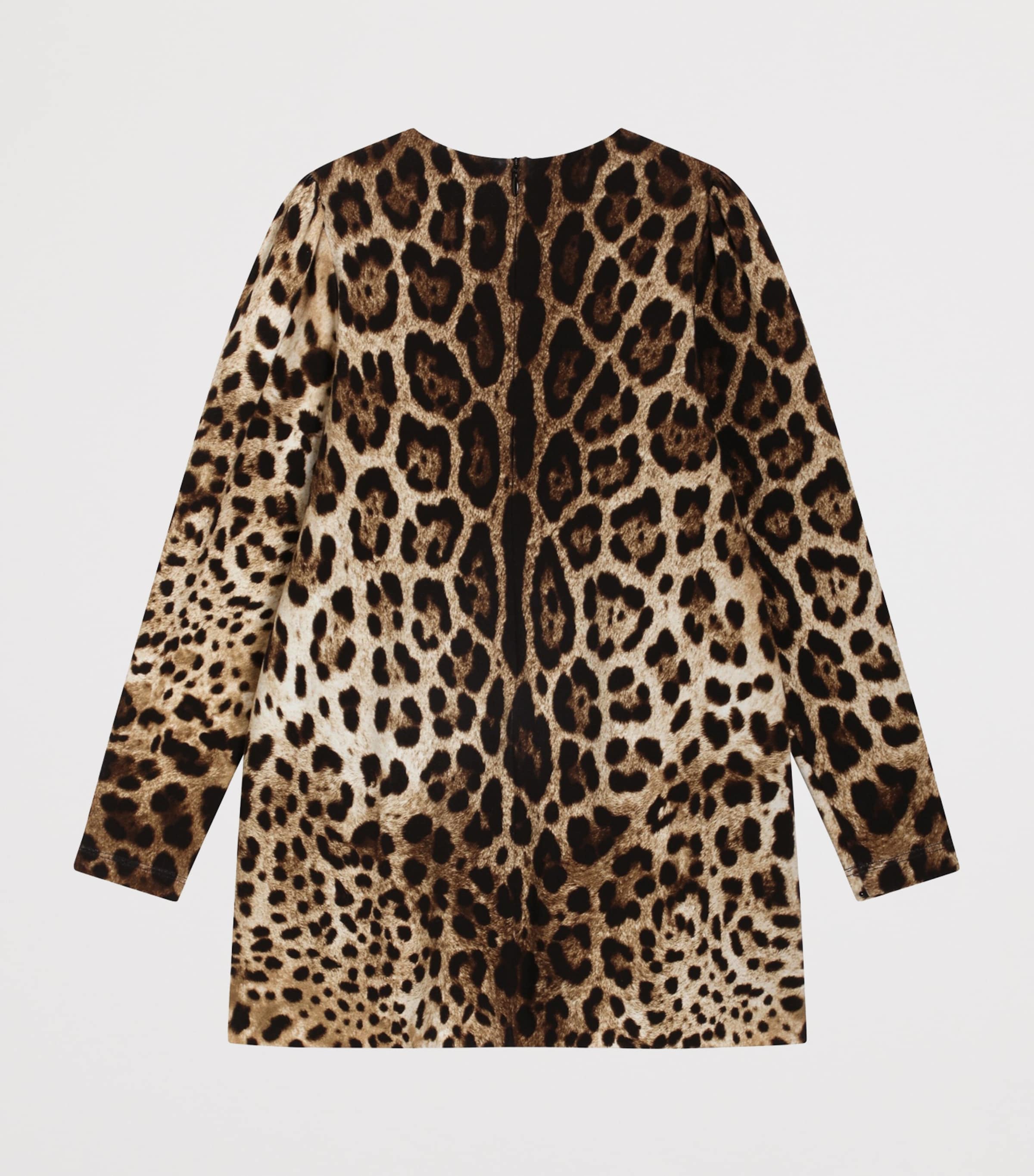 Leopard Long-Sleeve Dress (8-12 Years) HY13M-LEO NEW Image 2