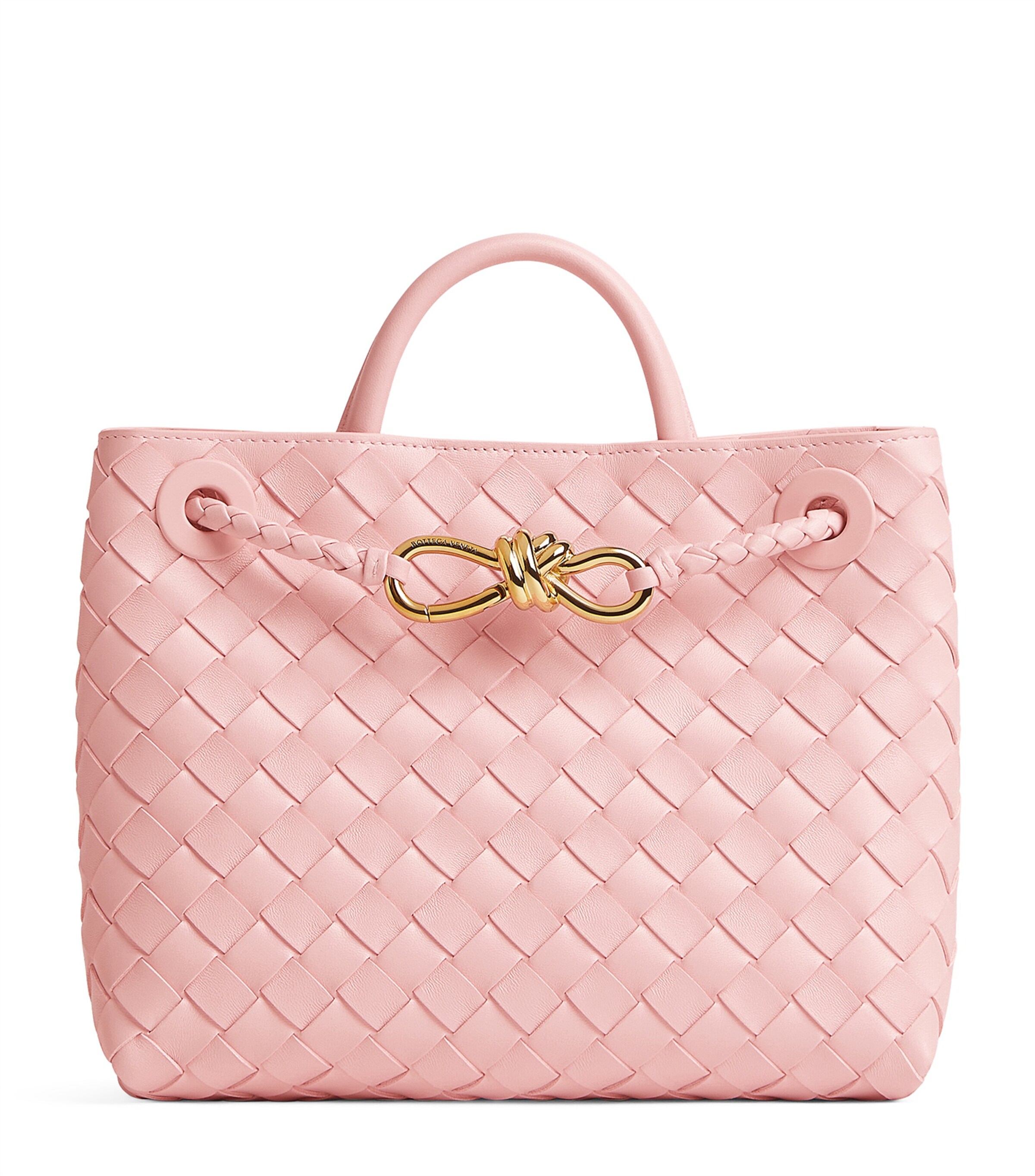 Bottega Veneta Small Lambskin Andiamo Shoulder Bag Image 1