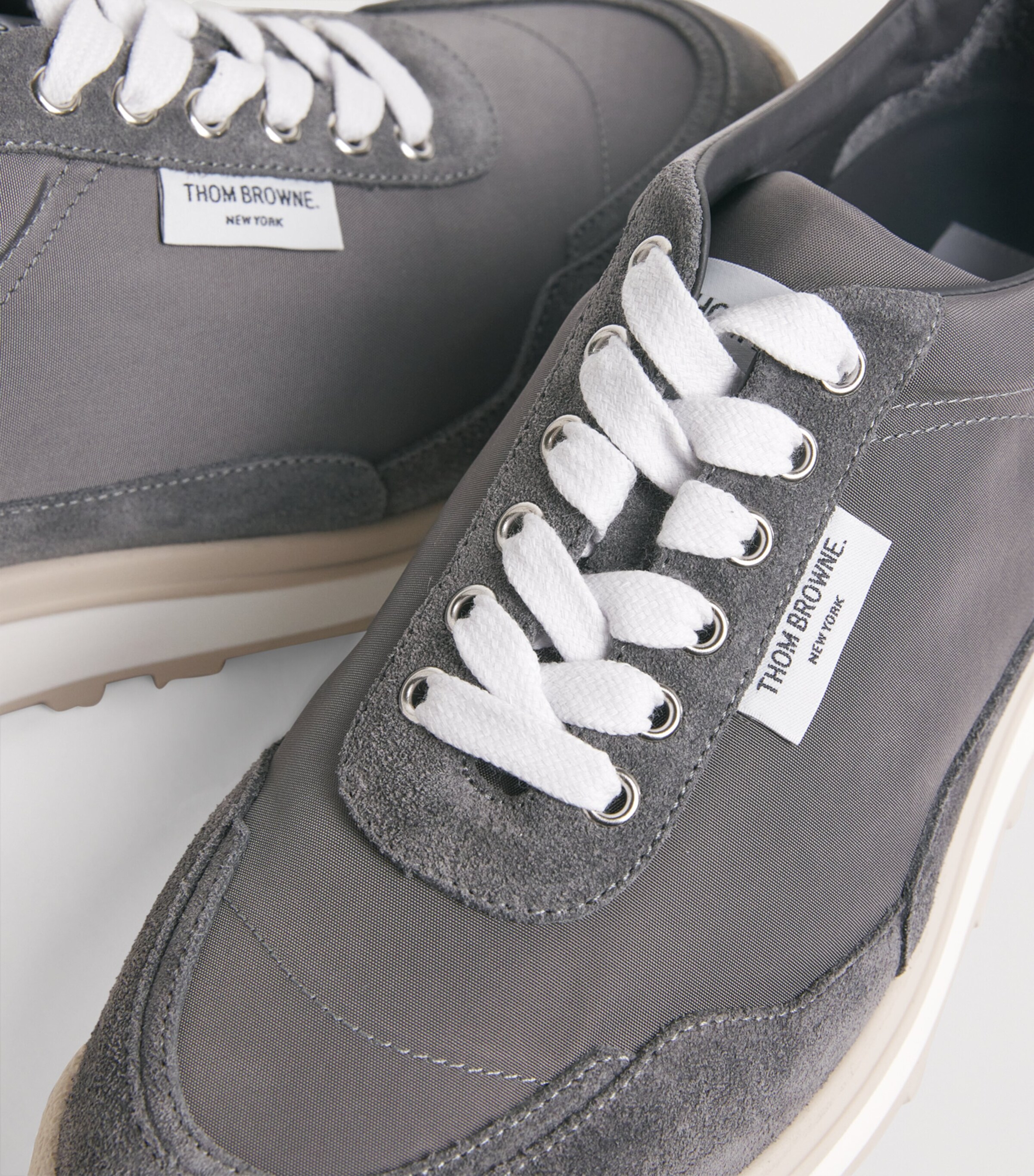 Tech Nylon Alumni Sneakers MED GREY Image 7