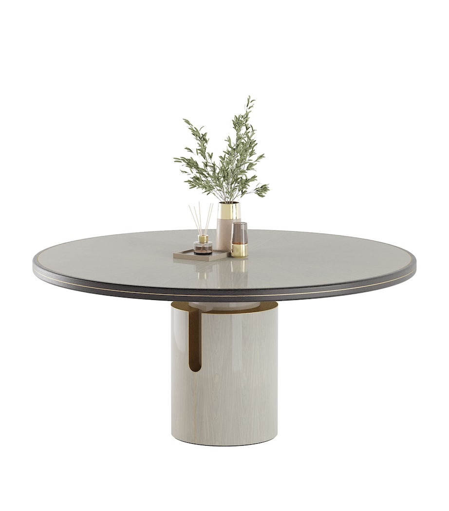 Pasadena Round Dining Table BEIGE Image 2