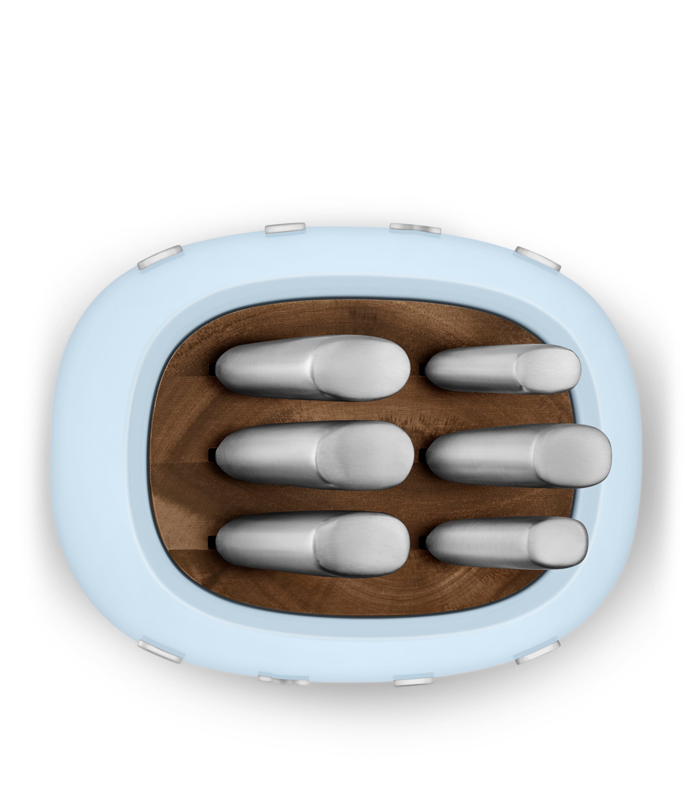 6-Piece Knife Block Set PASTEL BLUE Image 4
