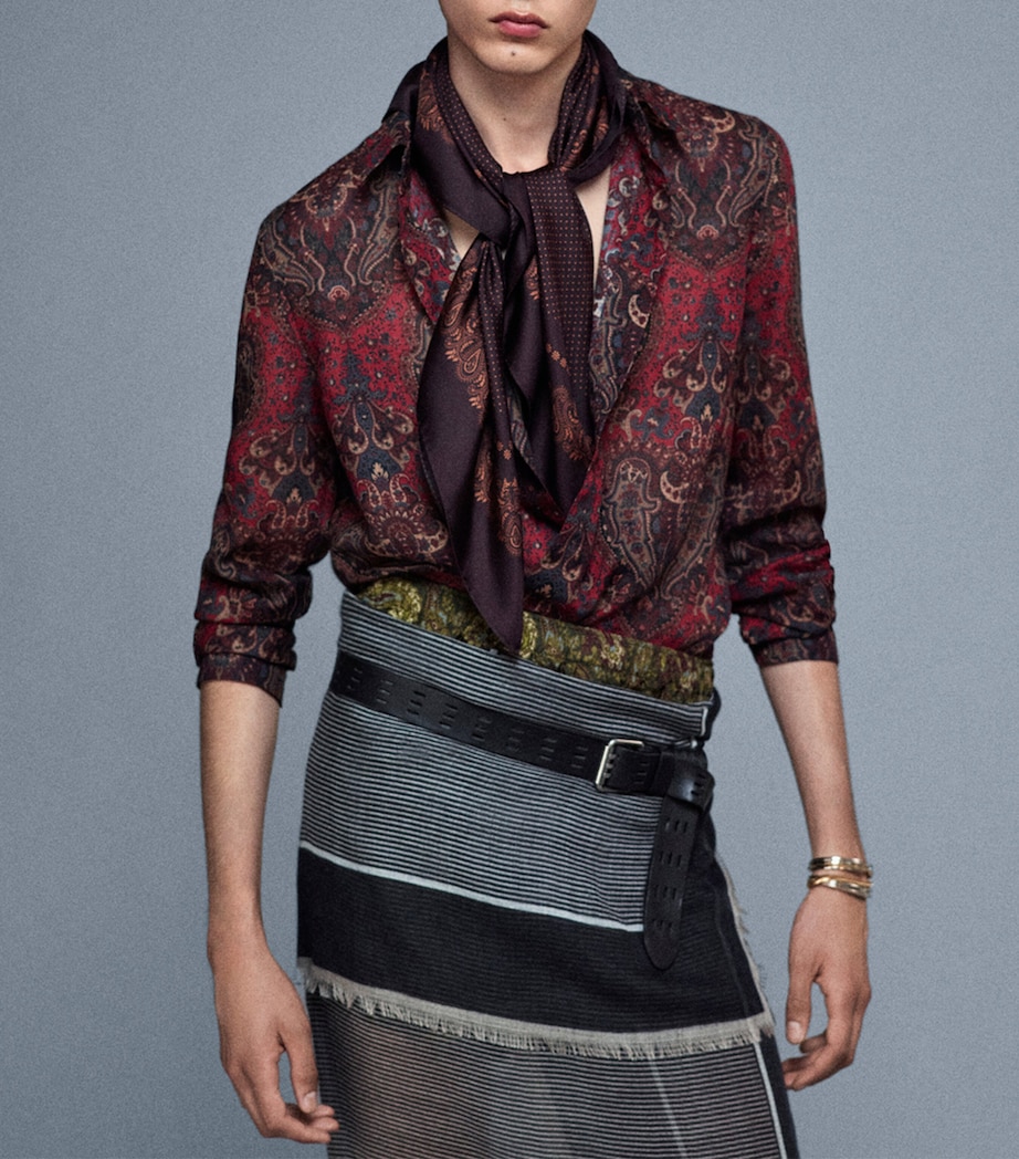 Silk Paisley Scarf 2588 Image 3