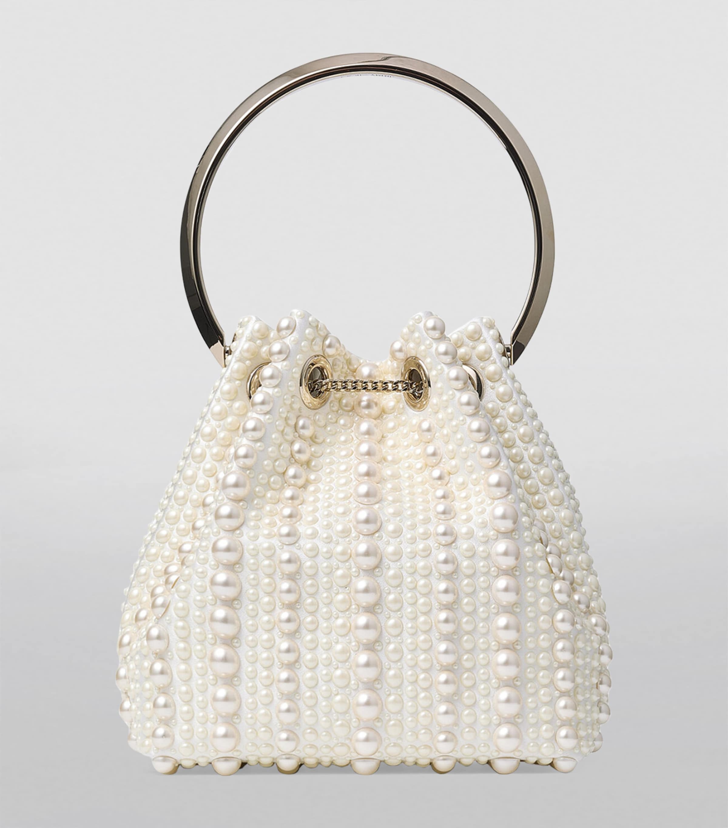 Pearl Bon Bon Top-Handle Bag IVORY Image 3