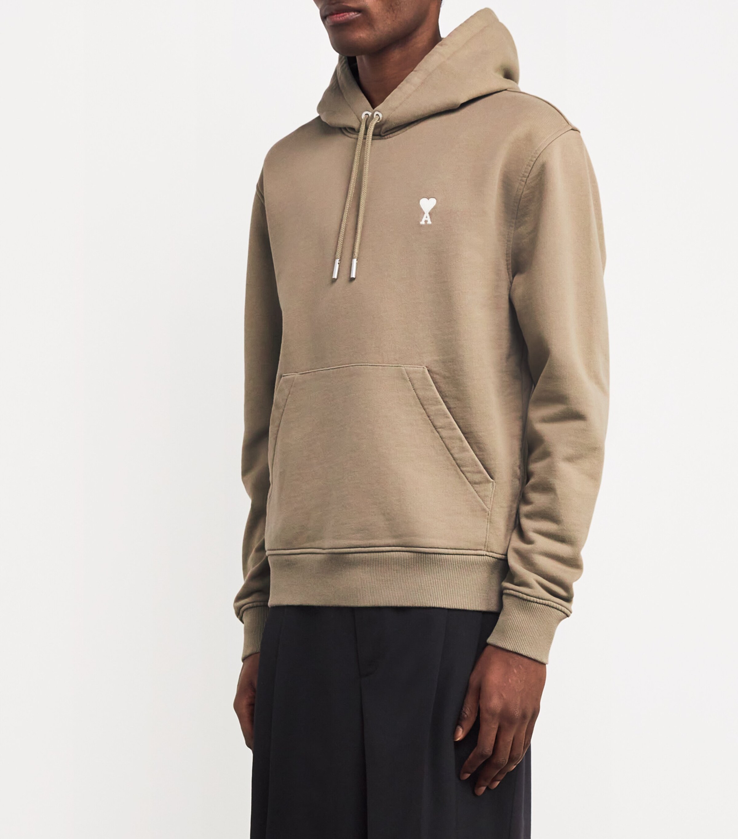 AMI Paris Mens Cotton Ami de Coeur Hoodie Image 3