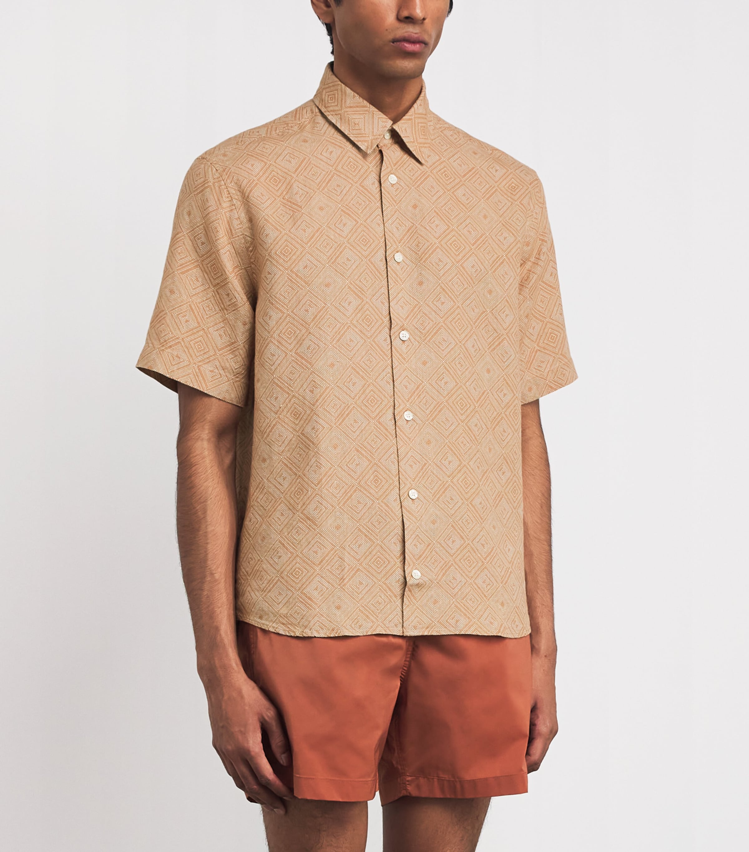 Linen Castro Shirt 904-COPPER Image 3