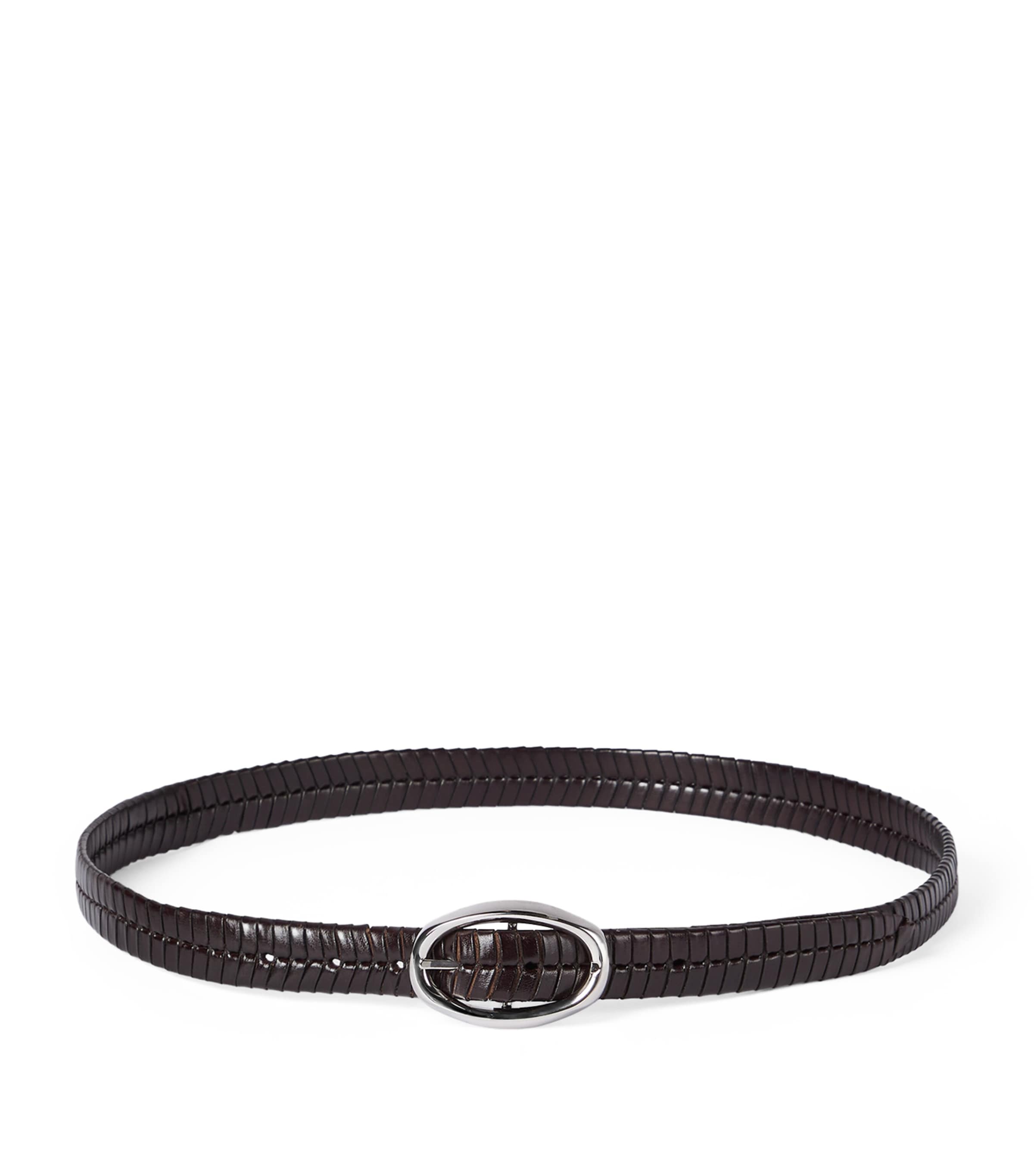 Leather Woven Belt C6074 Image 1