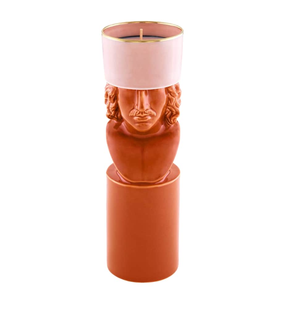 Orange Renaissance Tealight Candle Set (6 x 288g) MULTI Image 2