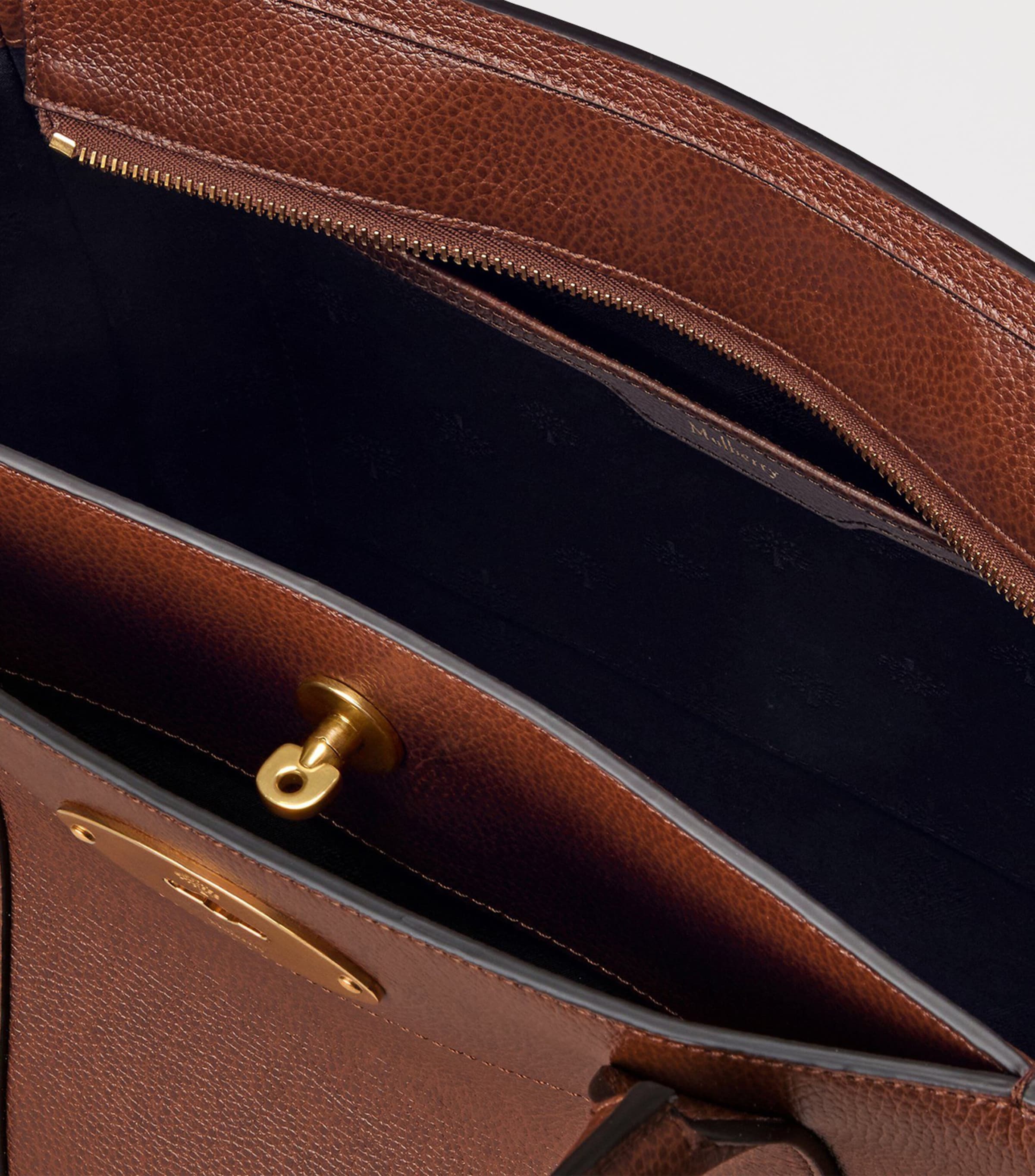 Mulberry Leather Bayswater 9 to 5 Tote Bag Oak Image 5