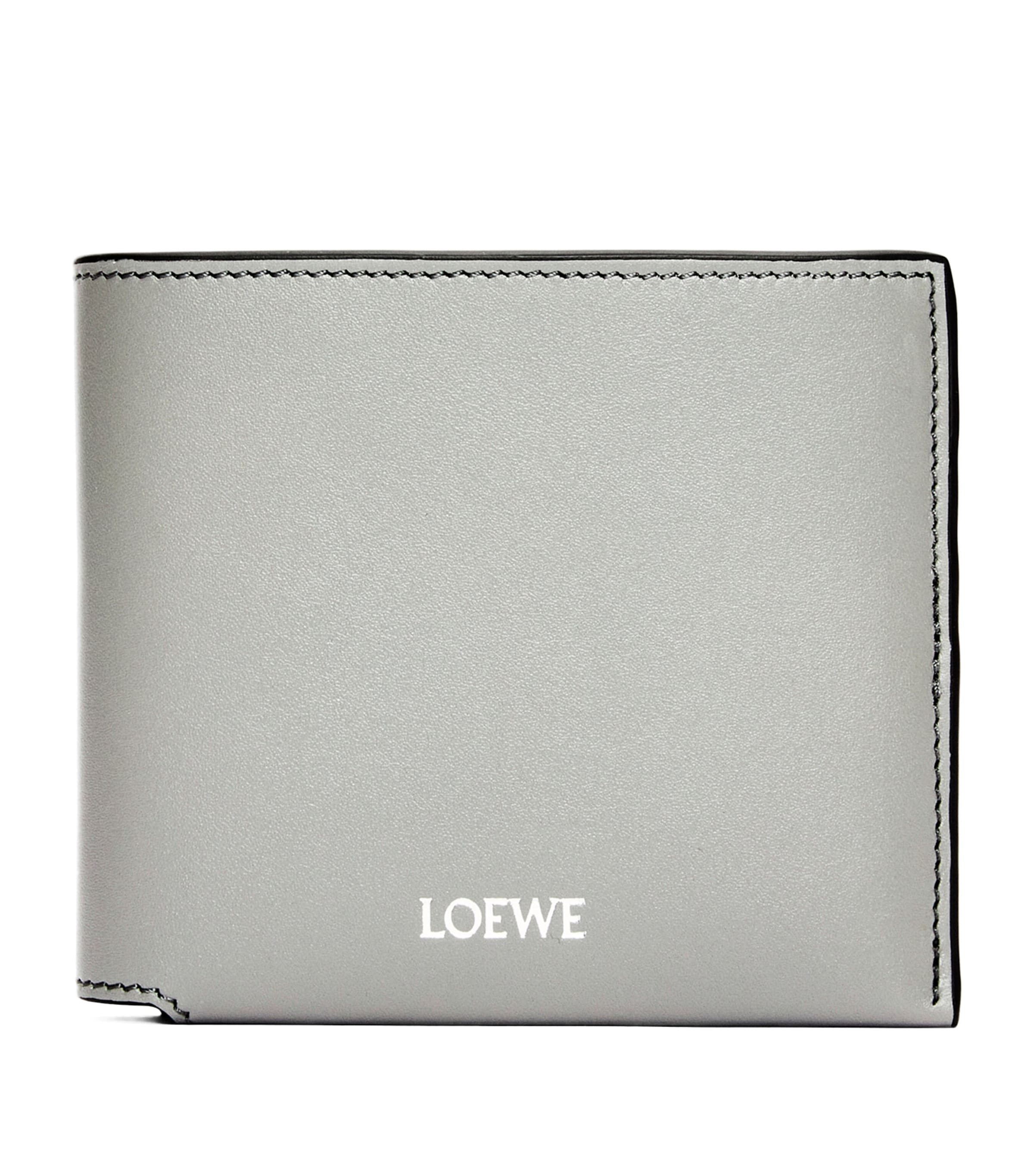 Leather Bifold Wallet PEARL GREY/DARK GREY Image 1