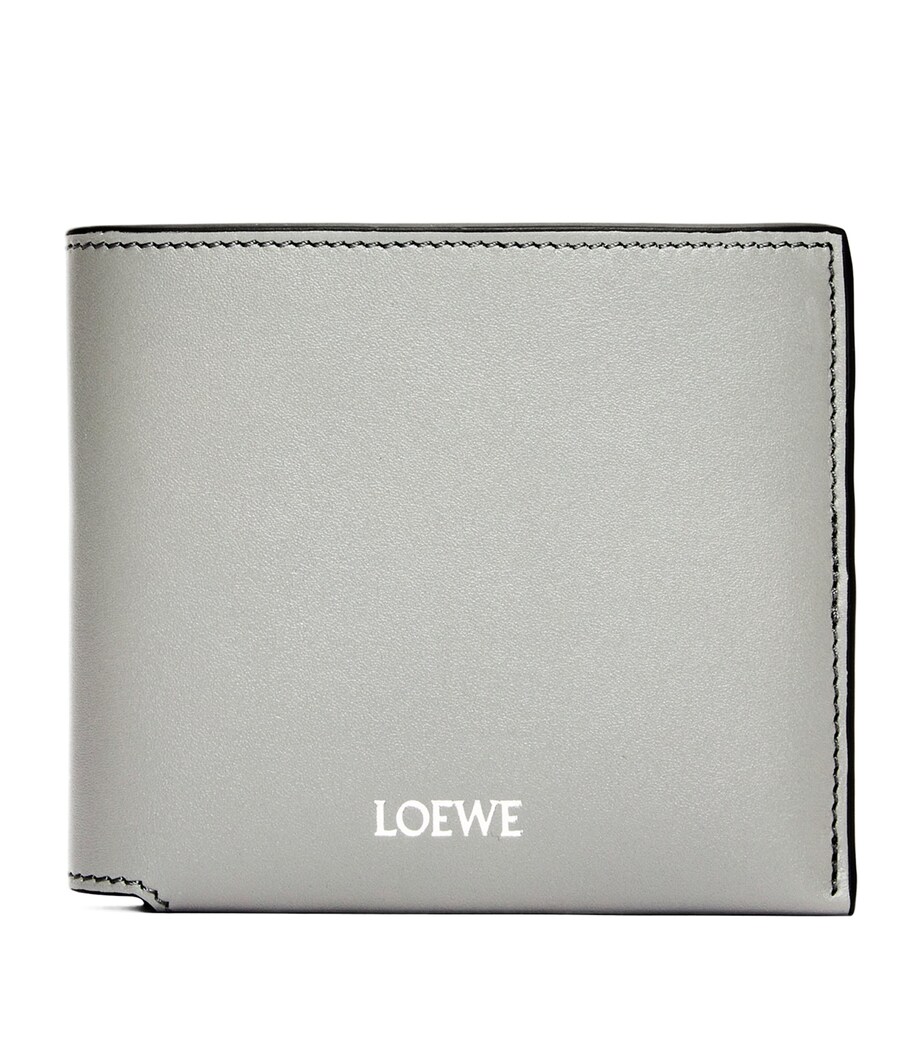 Leather Bifold Wallet PEARL GREY/DARK GREY Image 1