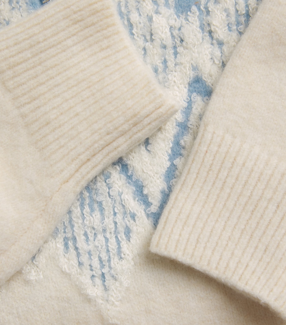 Quarter-Zip Hedda Sweater ASHLEY BLUE Image 5