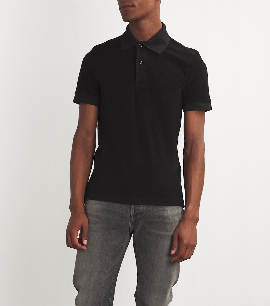Towelling Polo Shirt LB999 Image 3