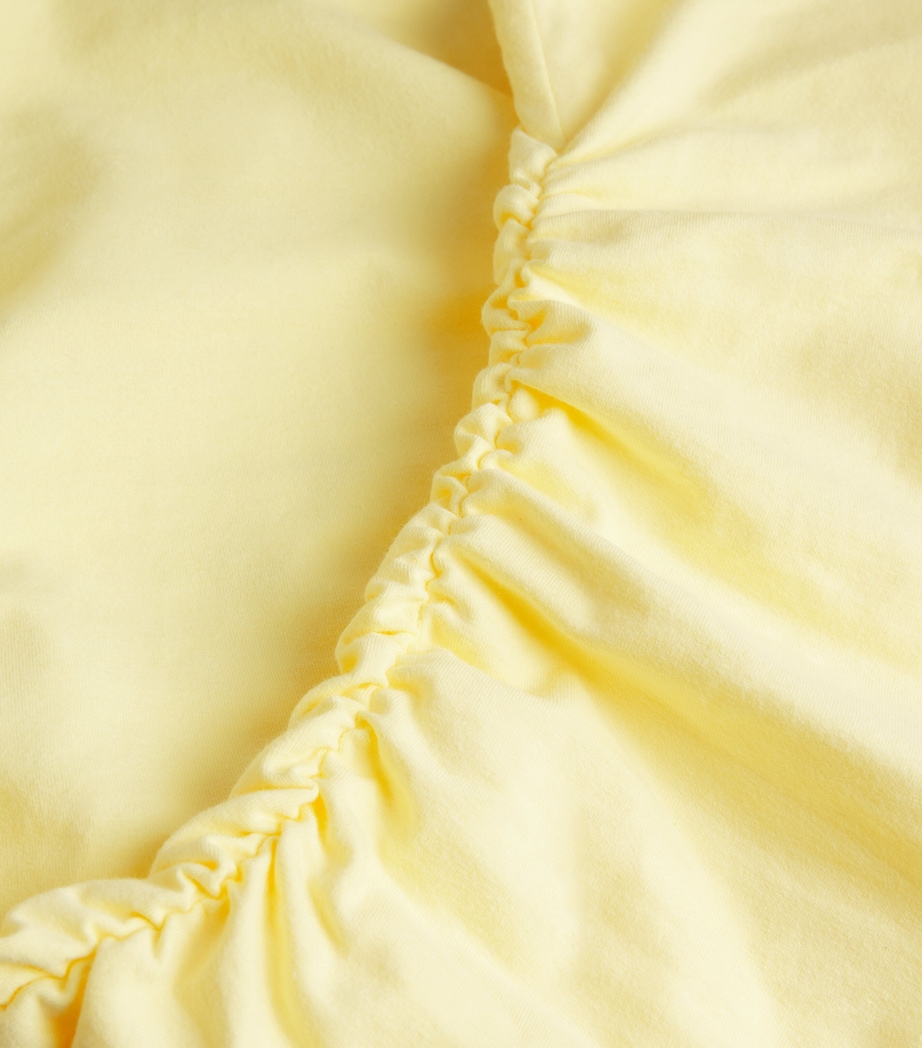 Jersey High-Neck Mini Dress 003LEMON Image 5