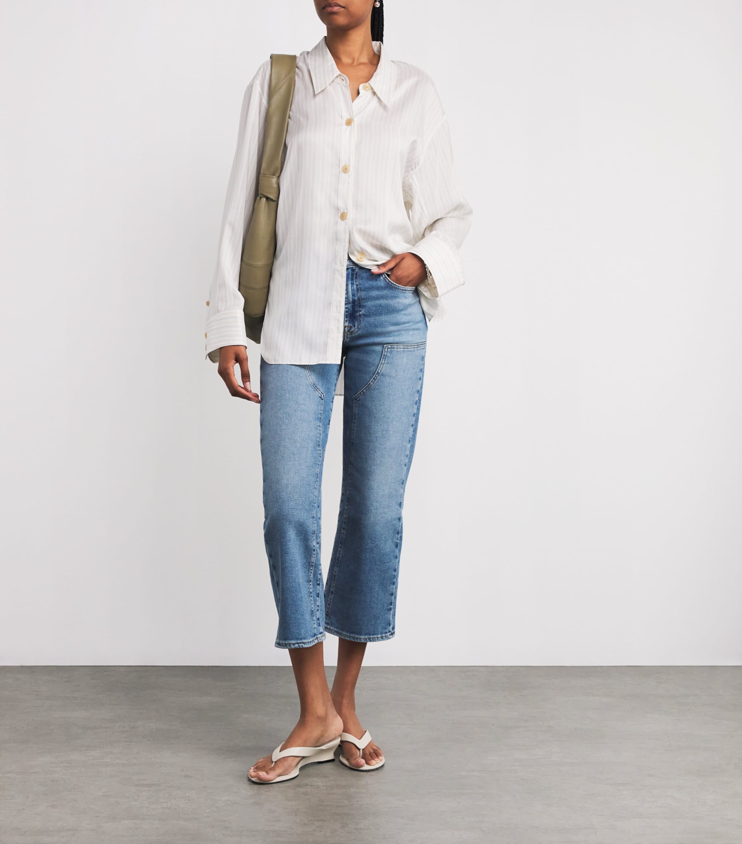Cropped Alexa Straight Jeans U71BD FANCY Image 2