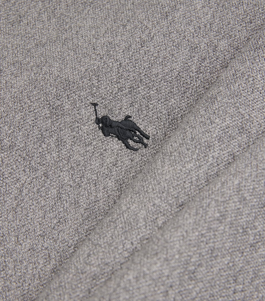 Long-Sleeved Polo Shirt CANT HEATHER Image 5