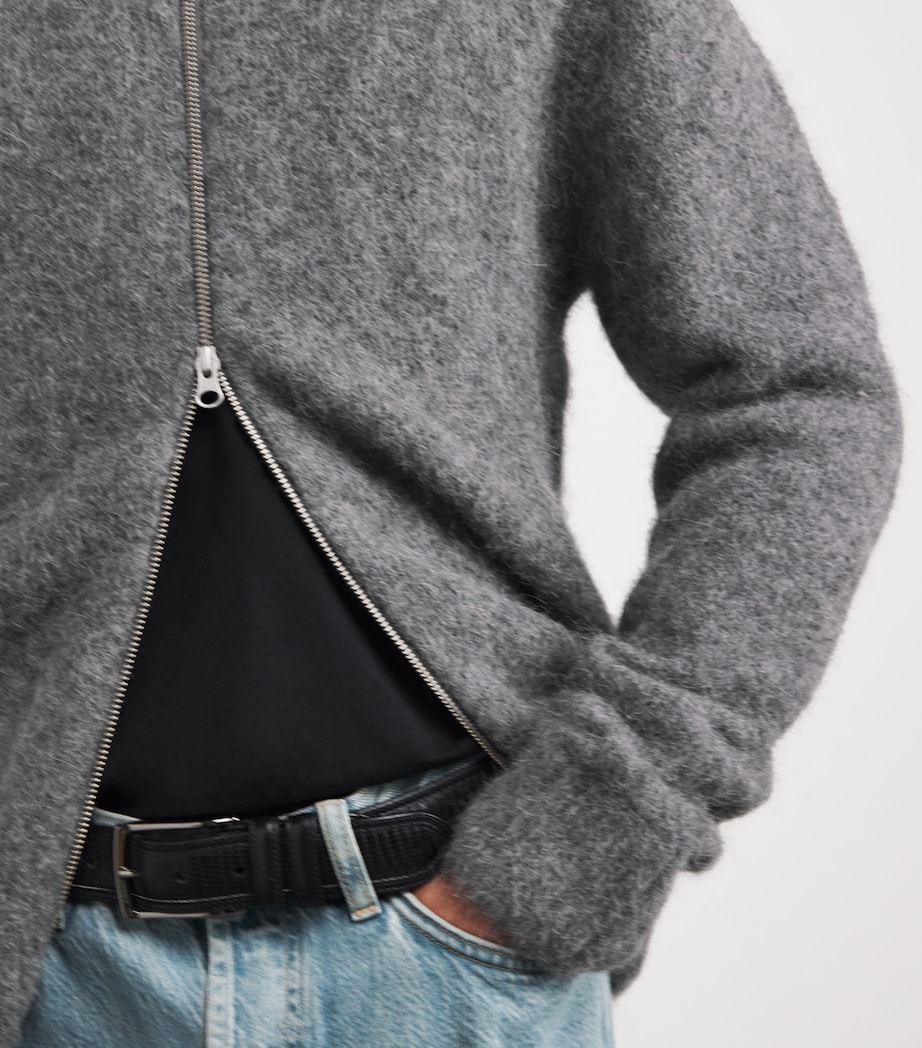 Alpaca-Blend Sajean Cardigan IRON GATE Image 6