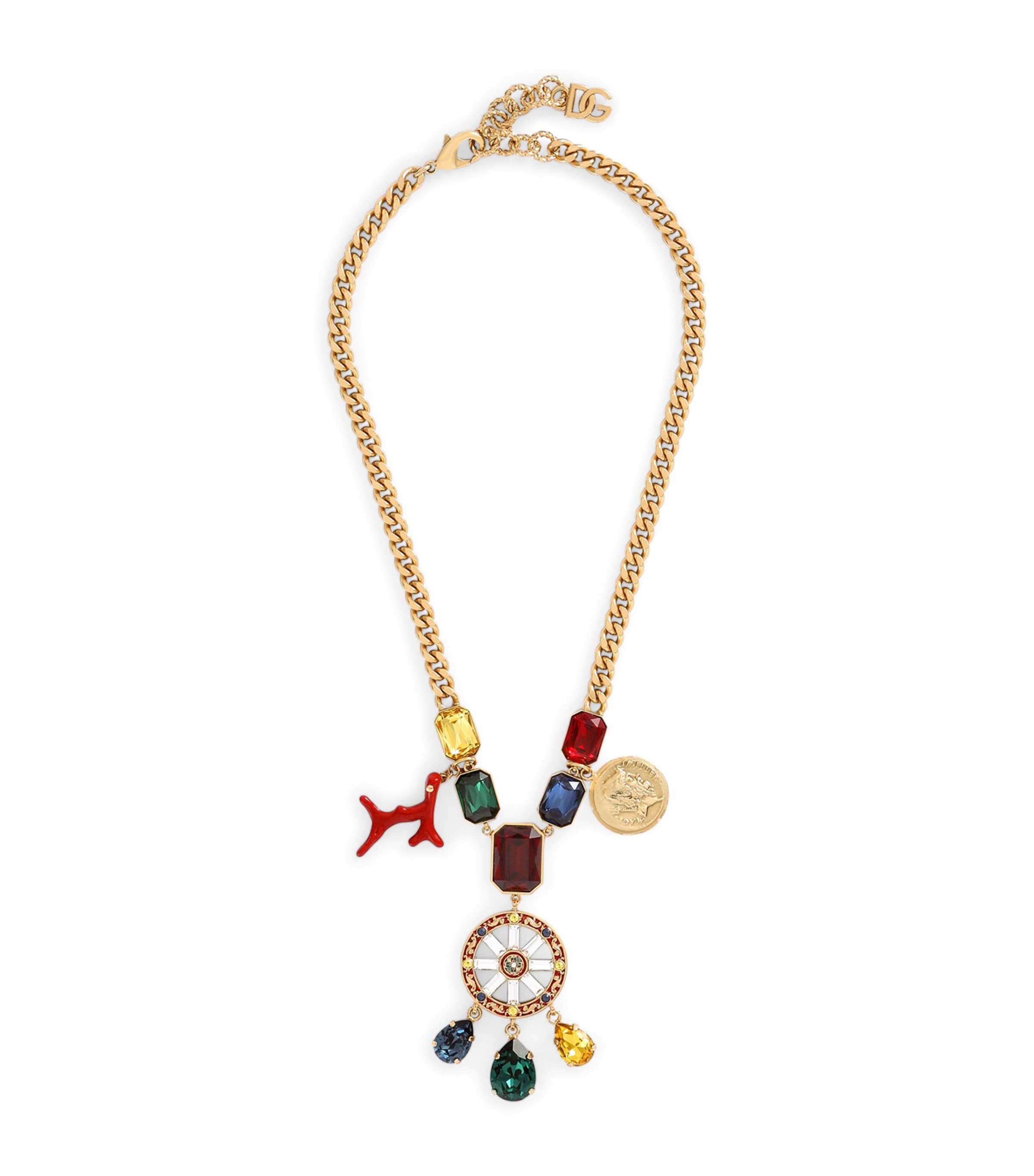 Dolce&Gabbana Carretto Wheel Necklace Gold Image 1